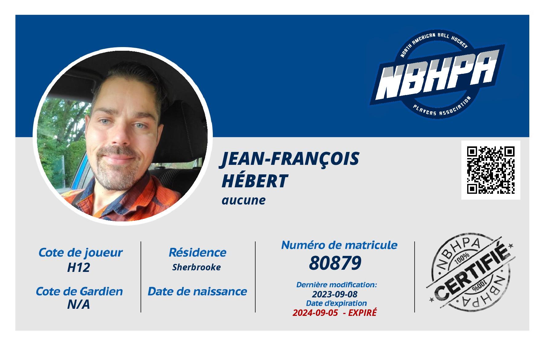 Jean-François  Hébert 