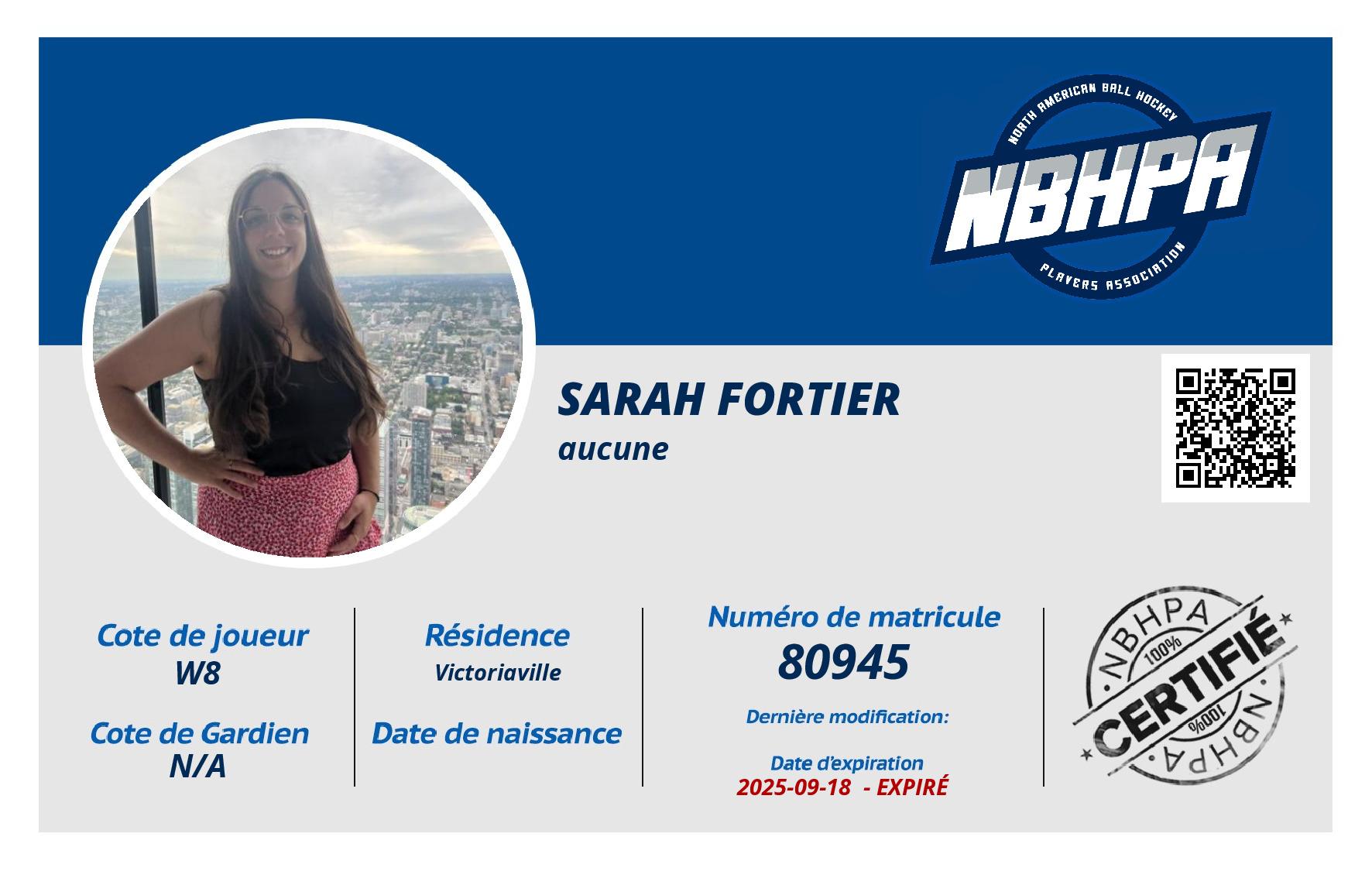 Sarah Fortier