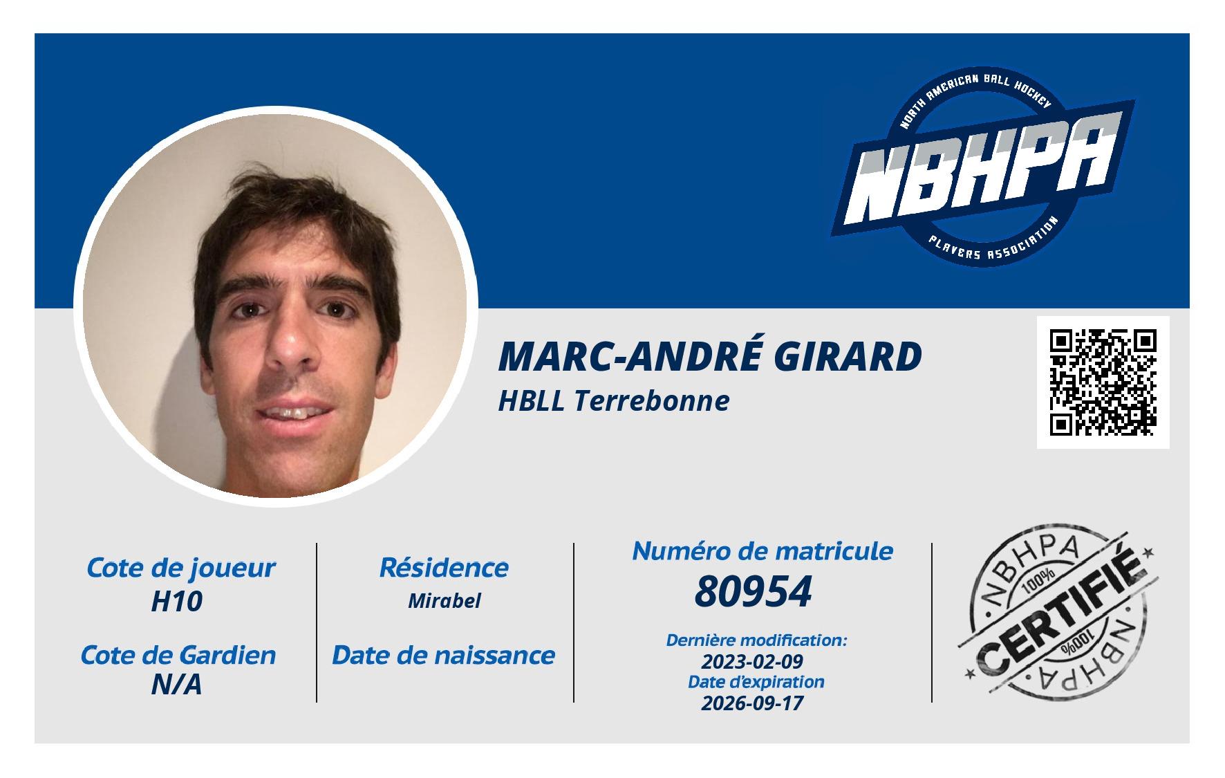 Marc-andré Girard