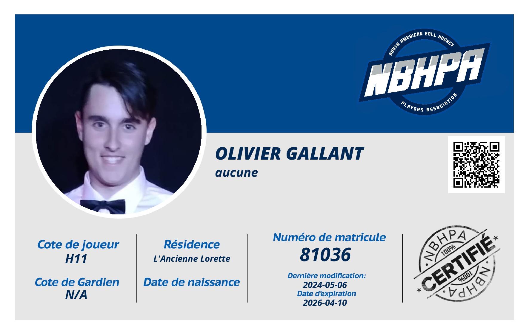 Olivier Gallant