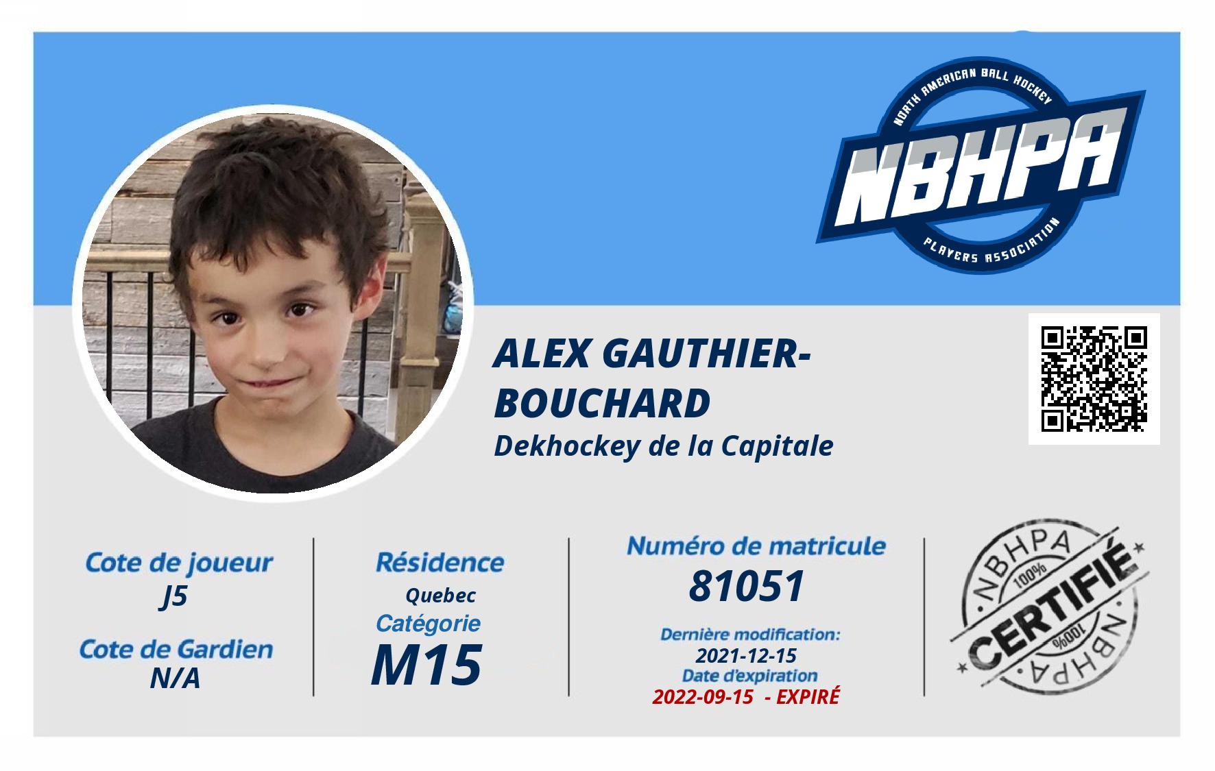 Alex Gauthier-Bouchard