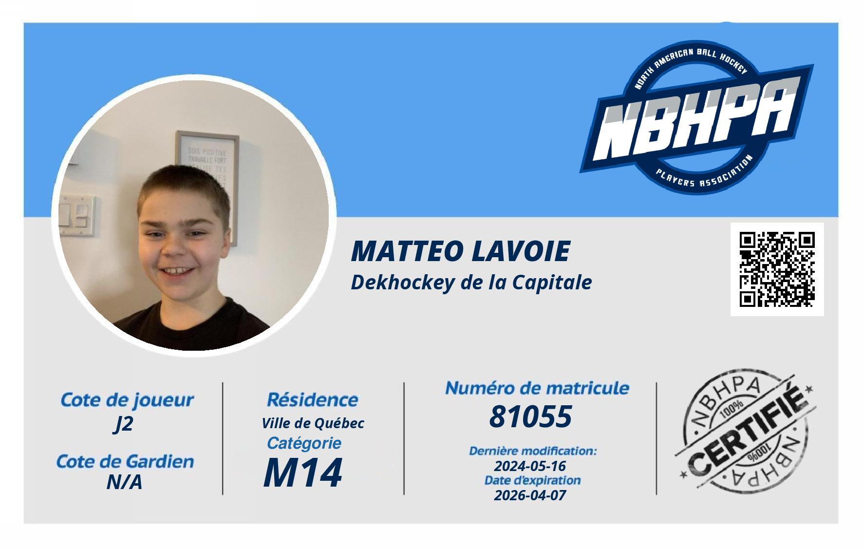 Matteo Lavoie