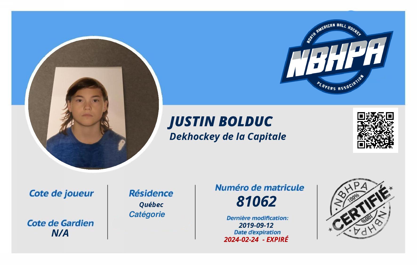 Justin Bolduc