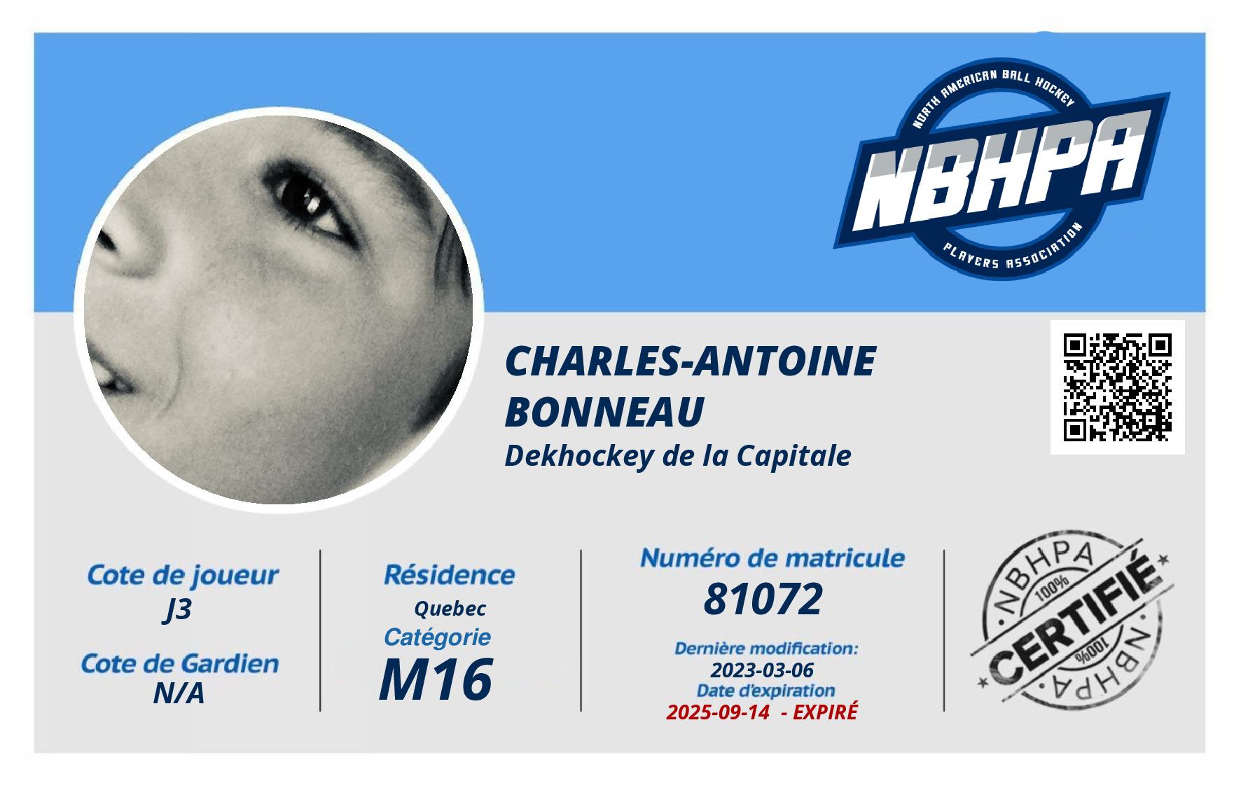 Charles-Antoine  Bonneau