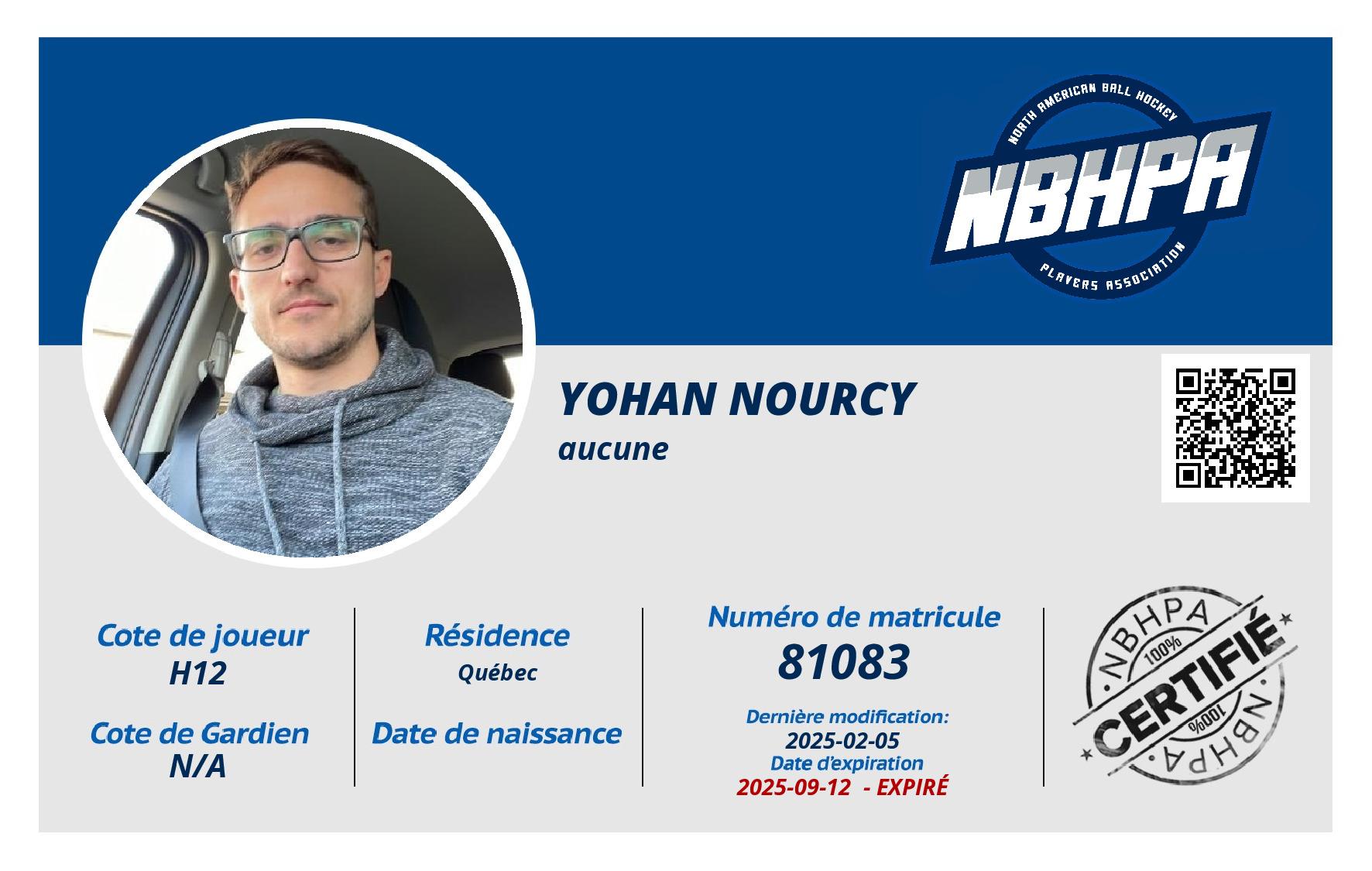 Yohan Nourcy