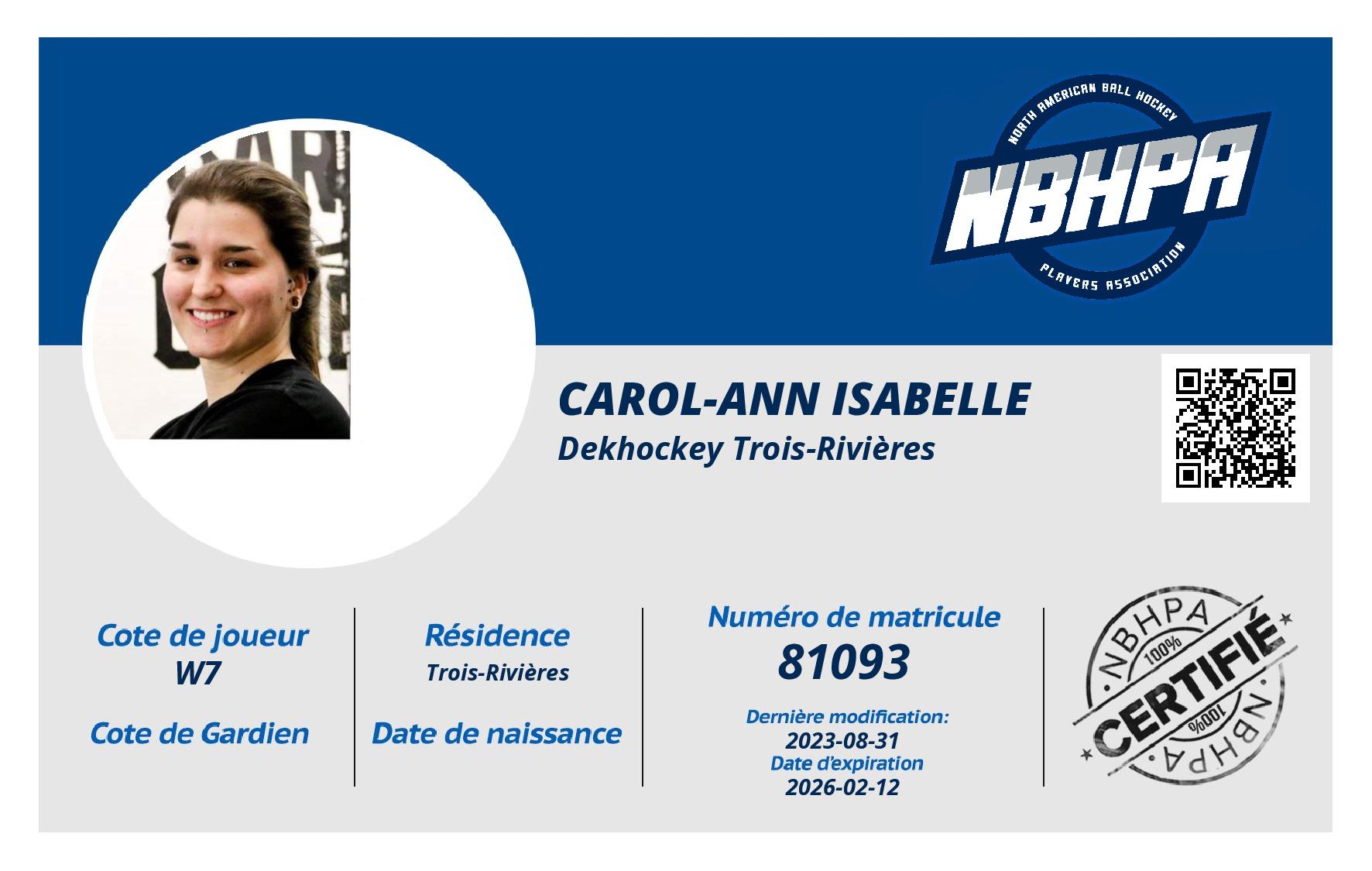 Carol-Ann Isabelle