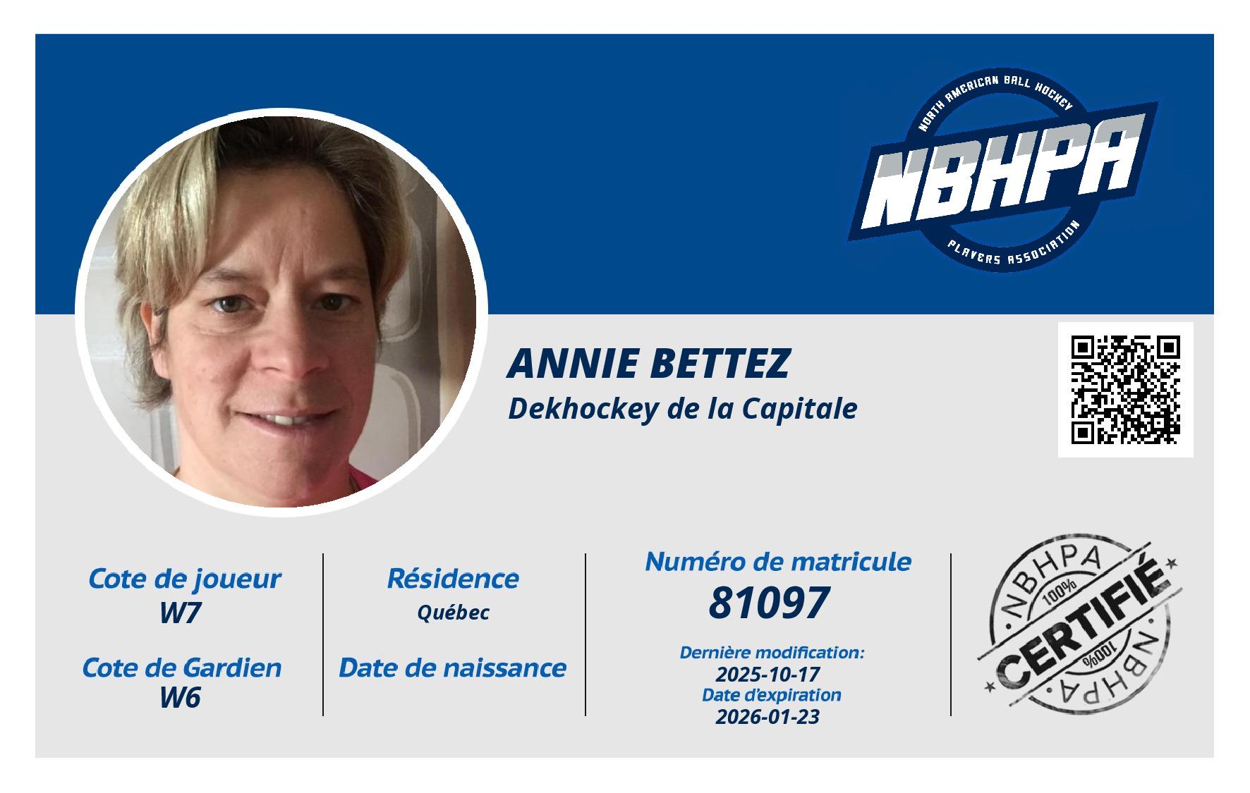 Annie Bettez