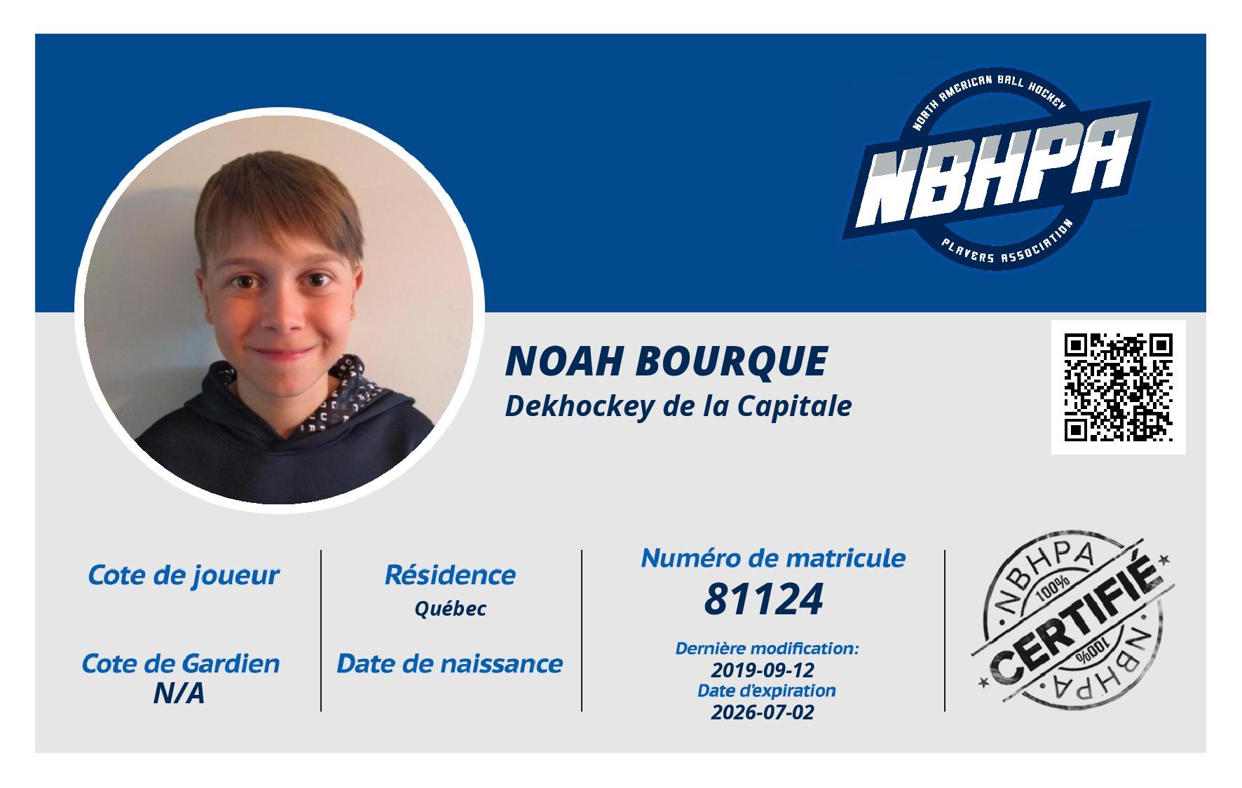Noah Bourque