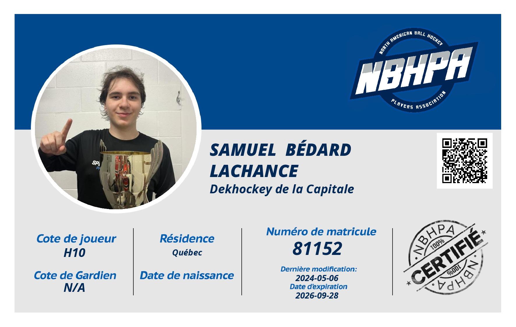 Samuel  Bédard Lachance