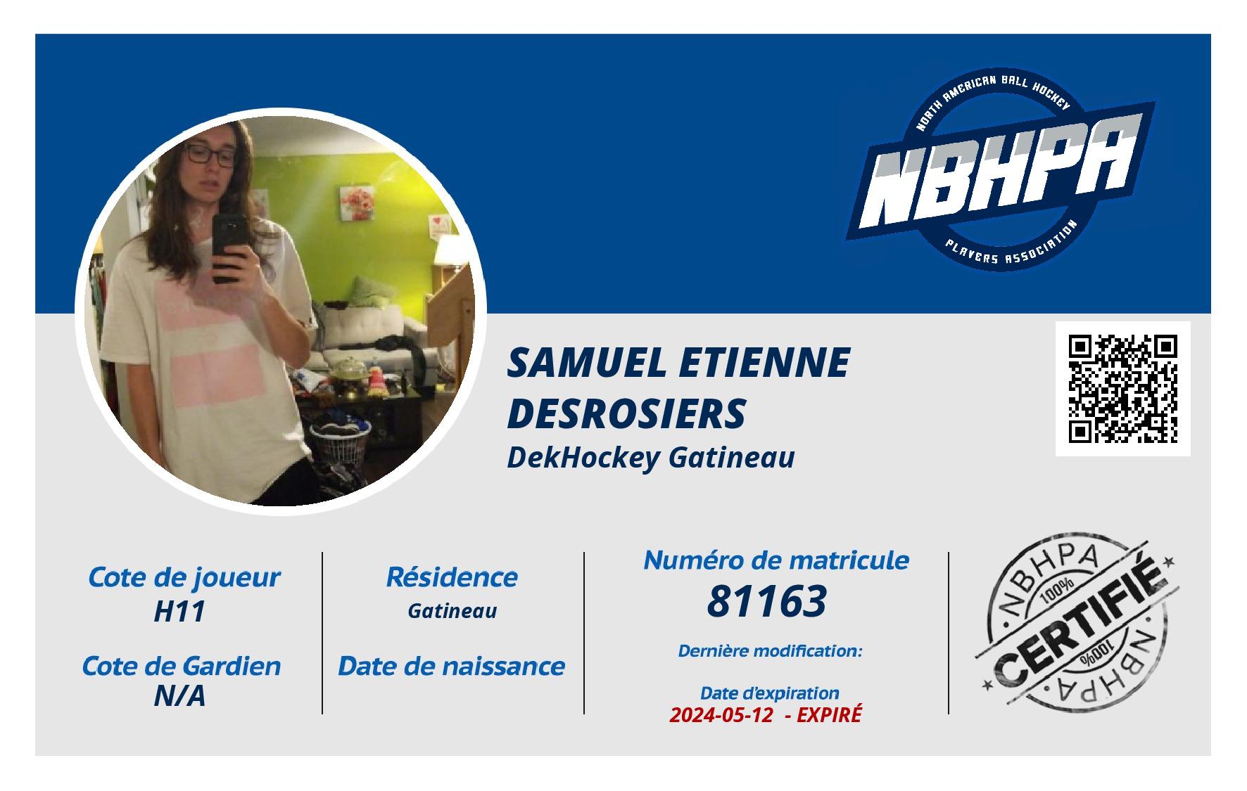 Samuel Etienne Desrosiers