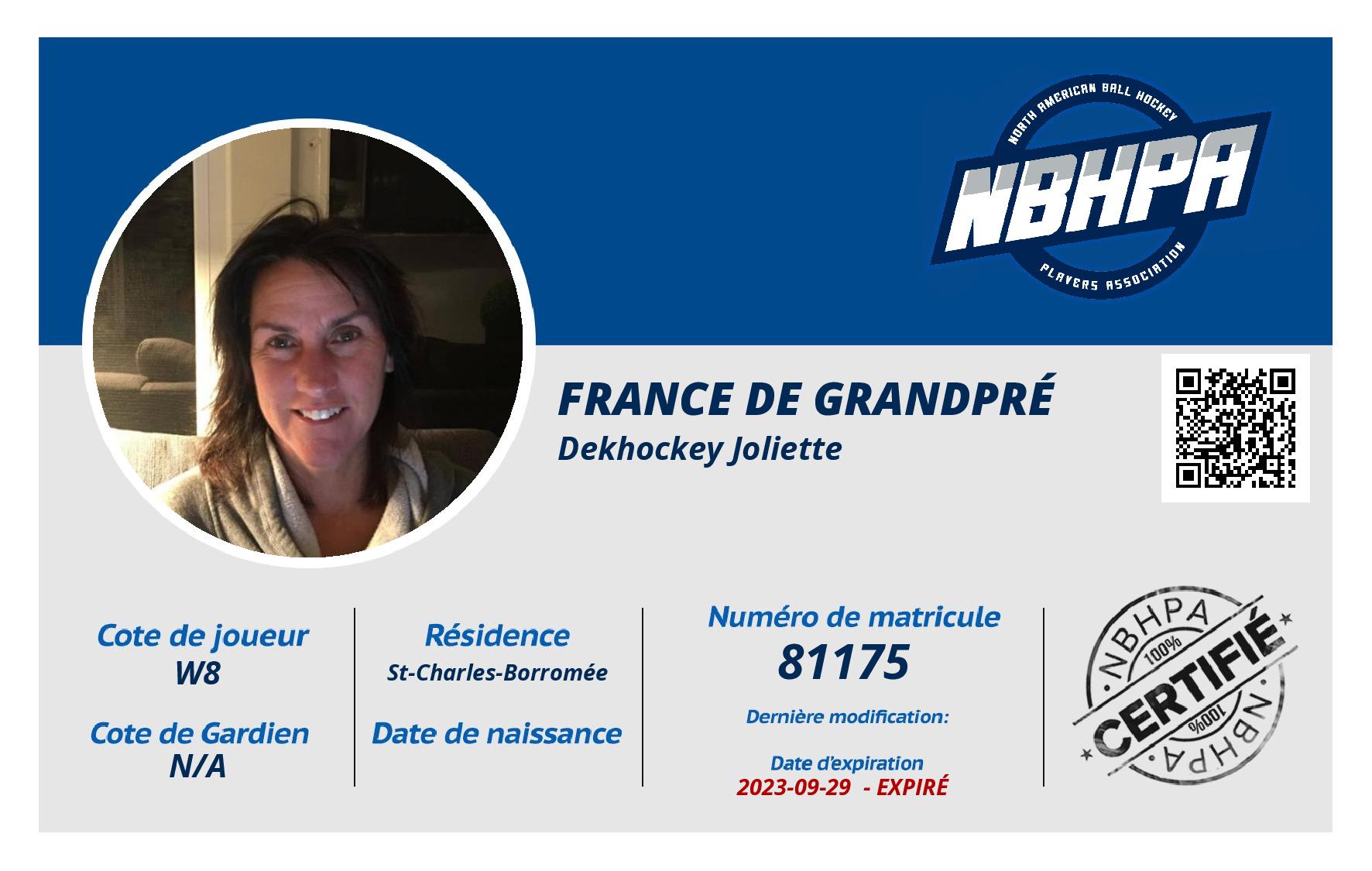 France De Grandpré