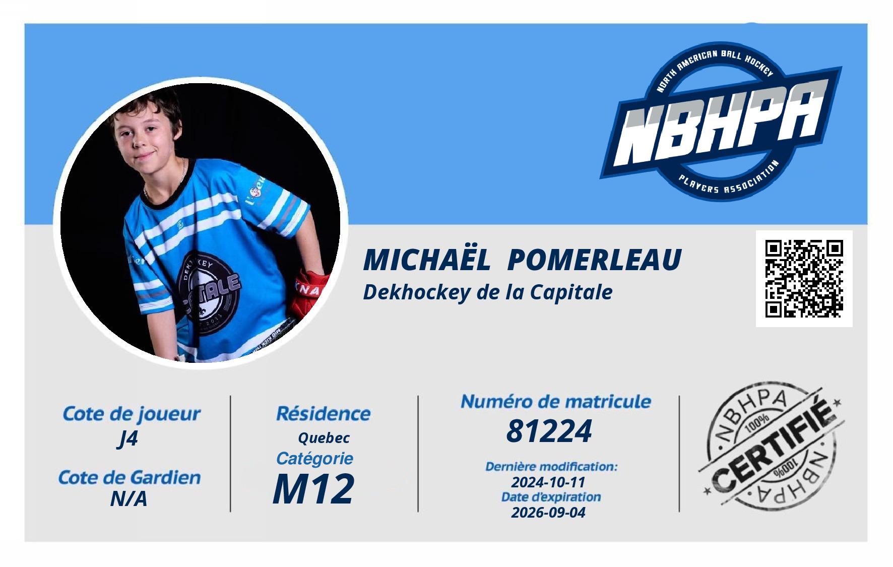 Michaël  Pomerleau 