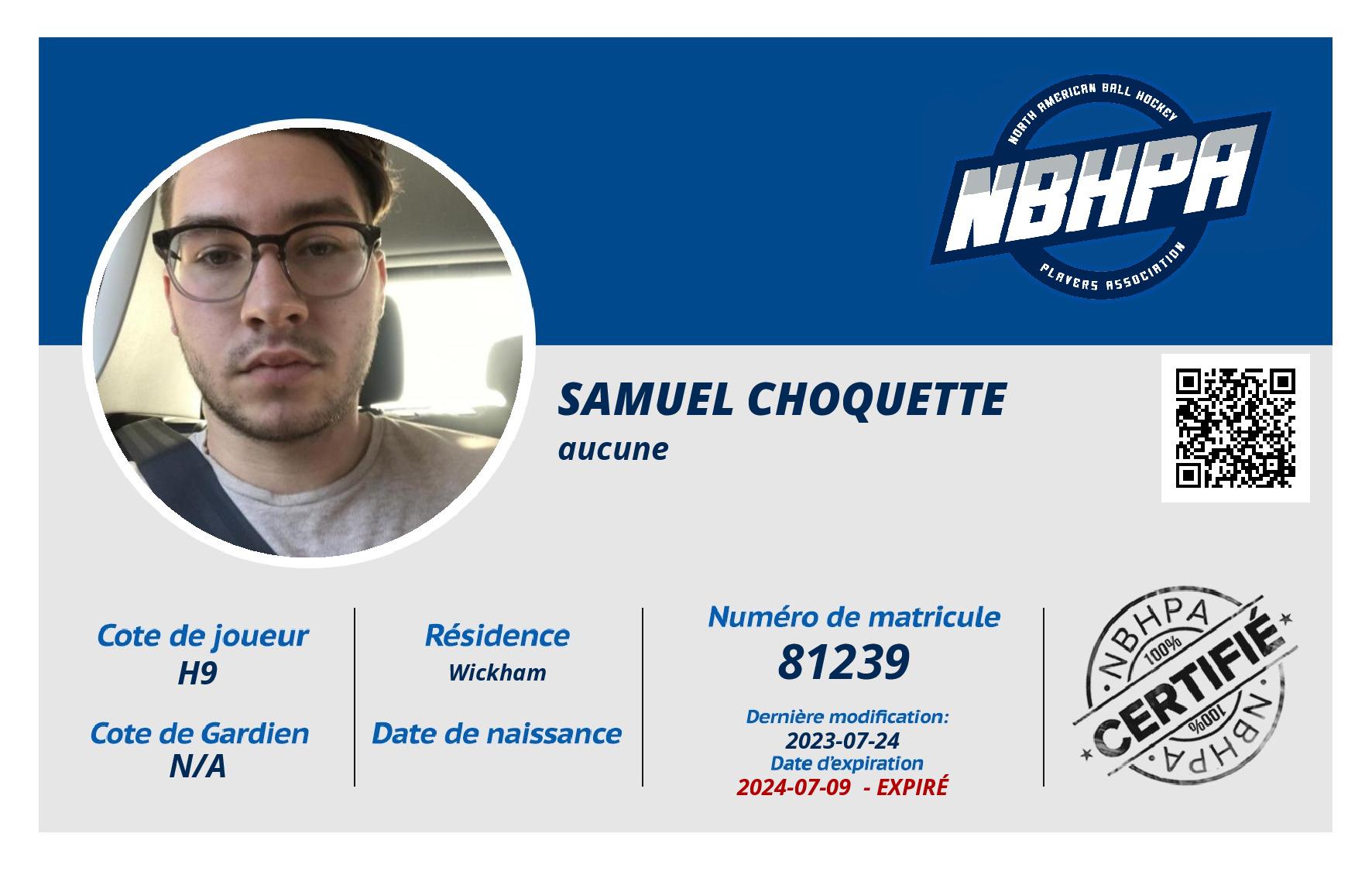 Samuel Choquette