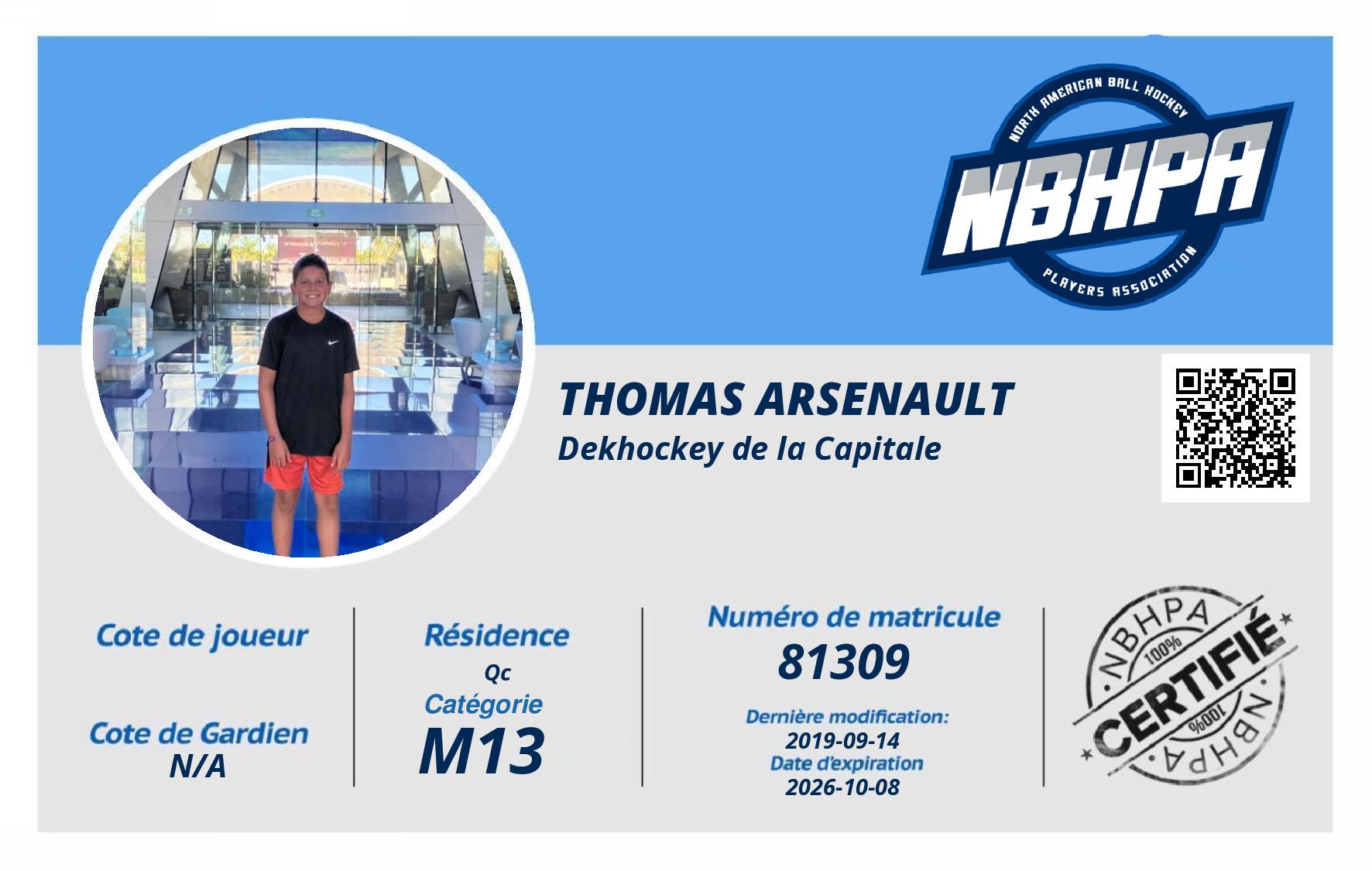Thomas Arsenault 