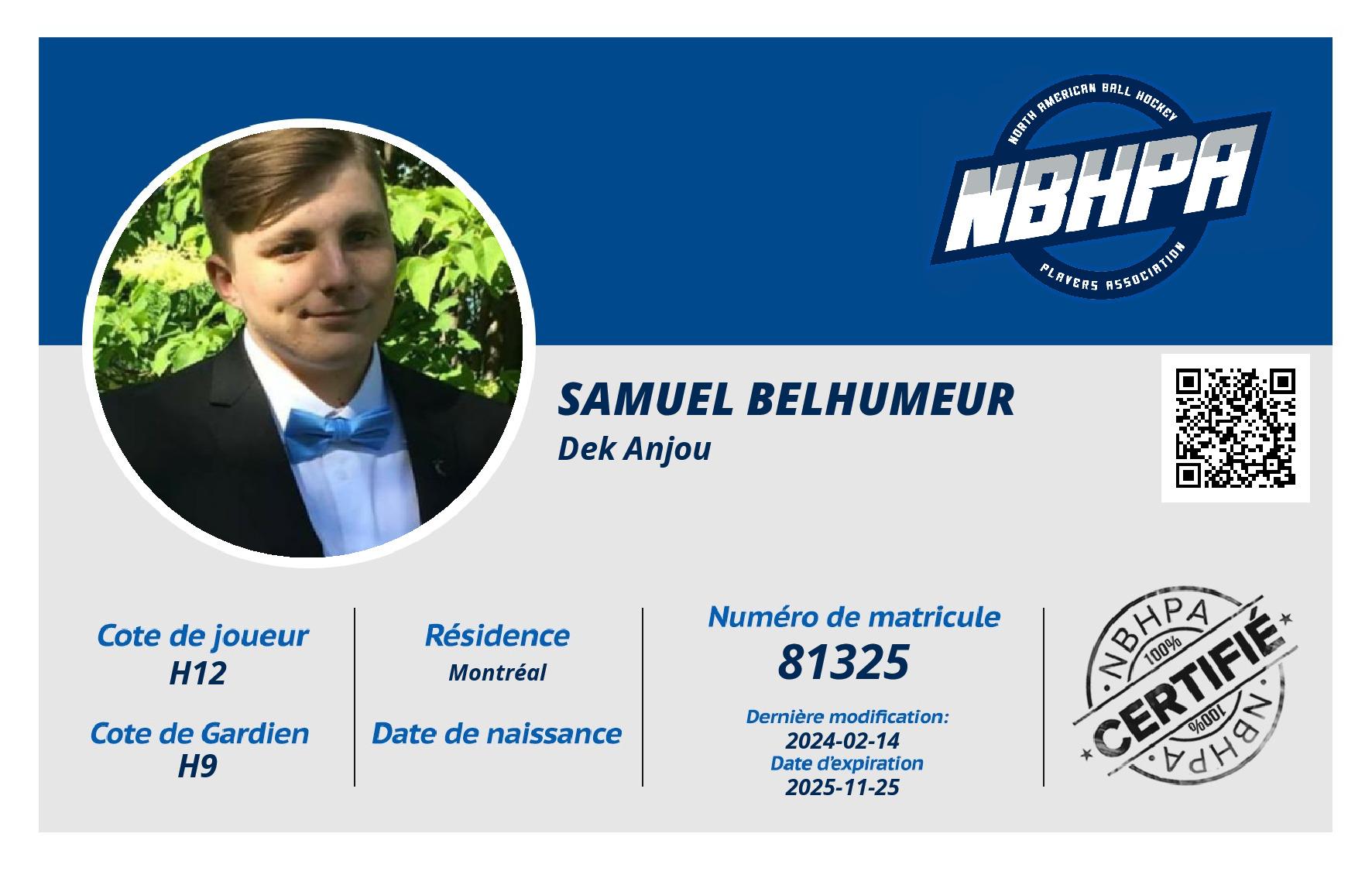 Samuel Belhumeur