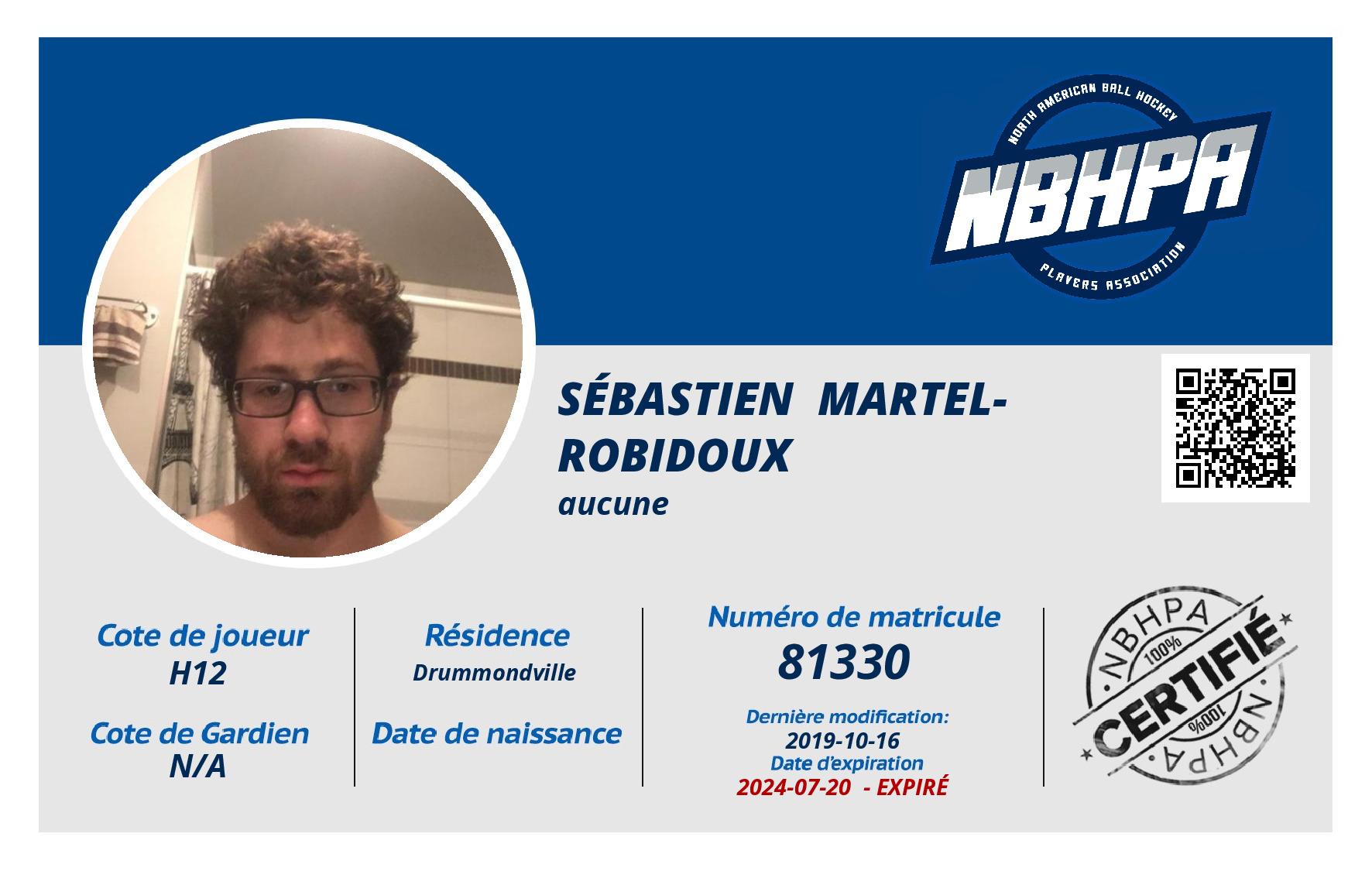 Sébastien  Martel-Robidoux