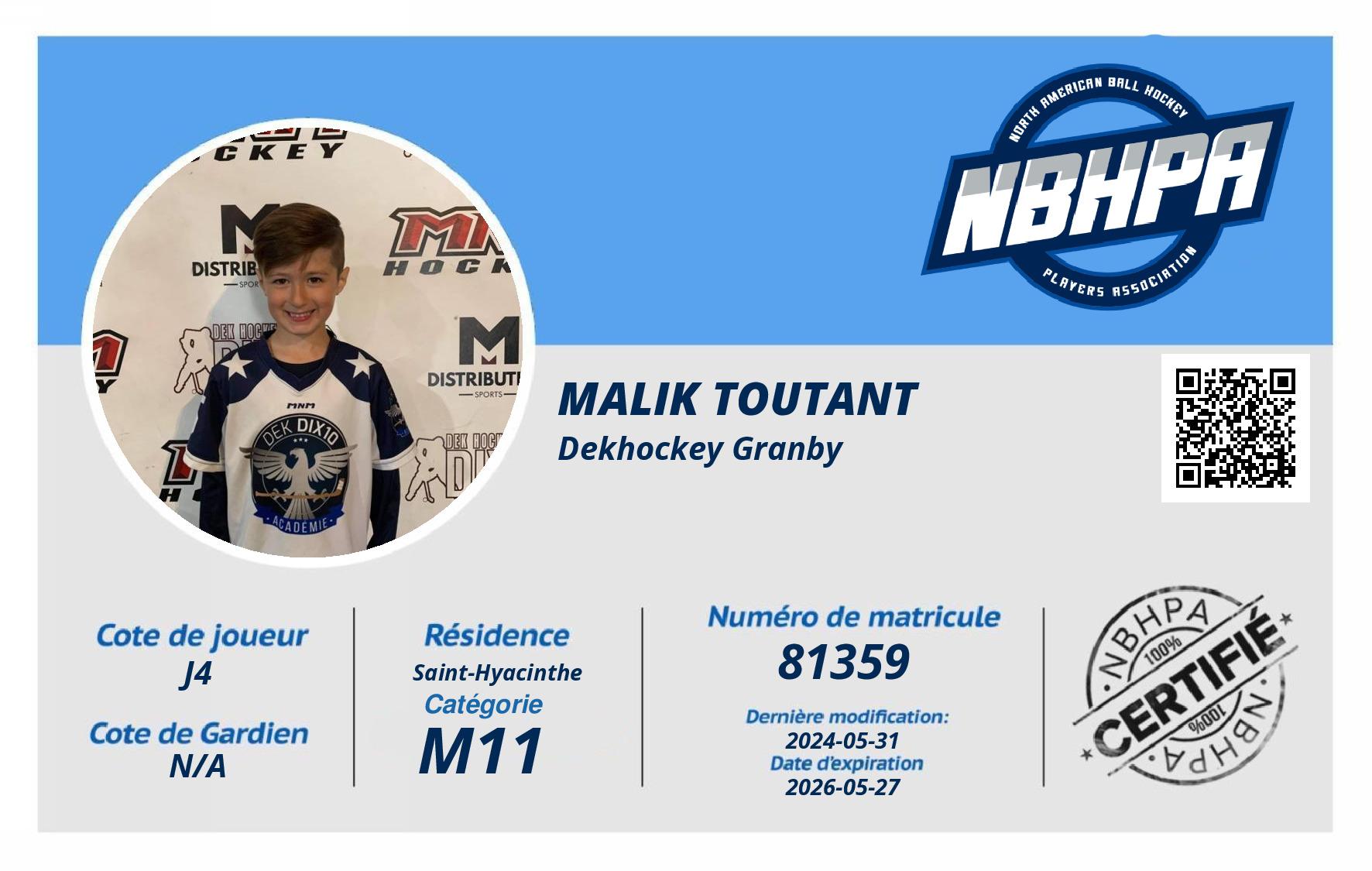 Malik Toutant