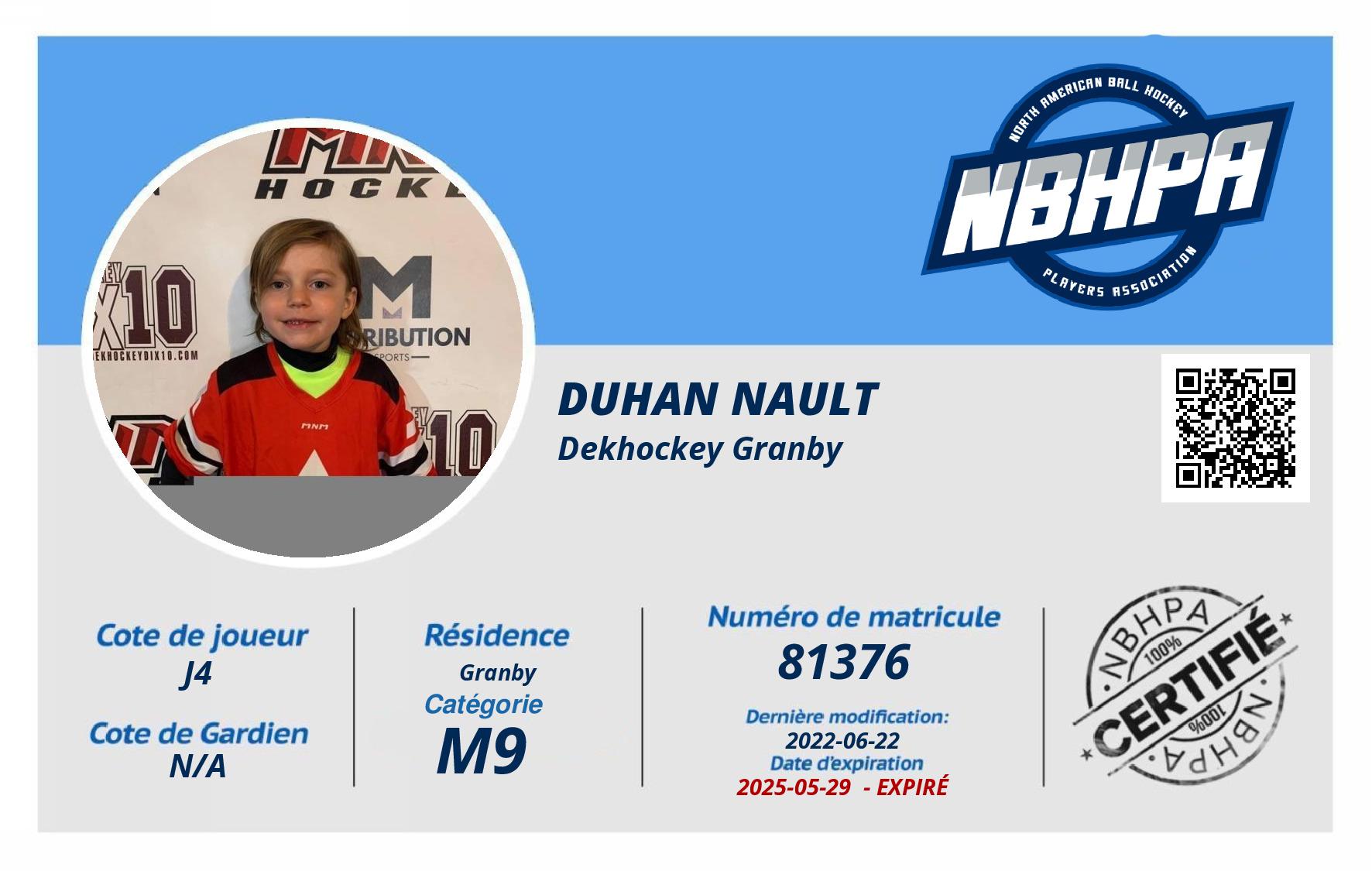 Duhan Nault