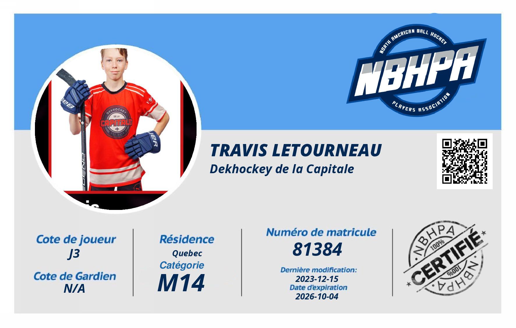 Travis Letourneau