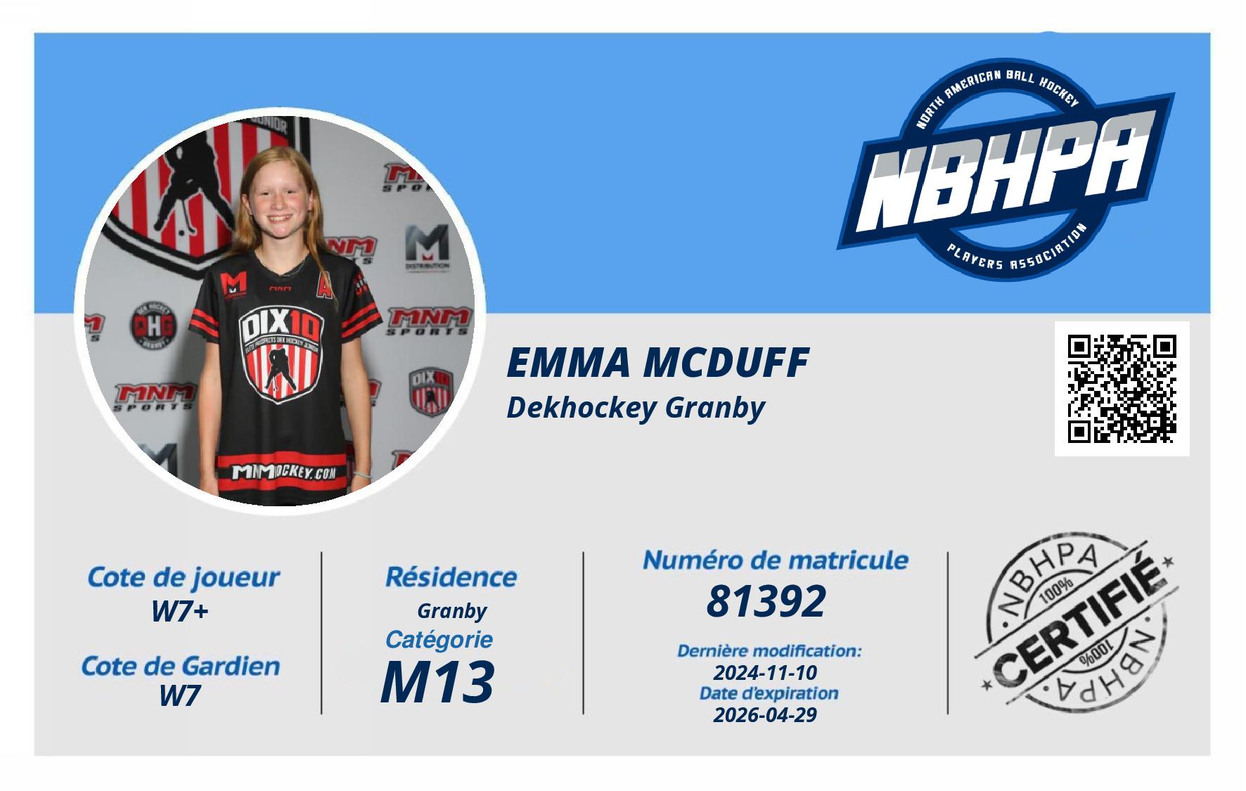 Emma McDuff