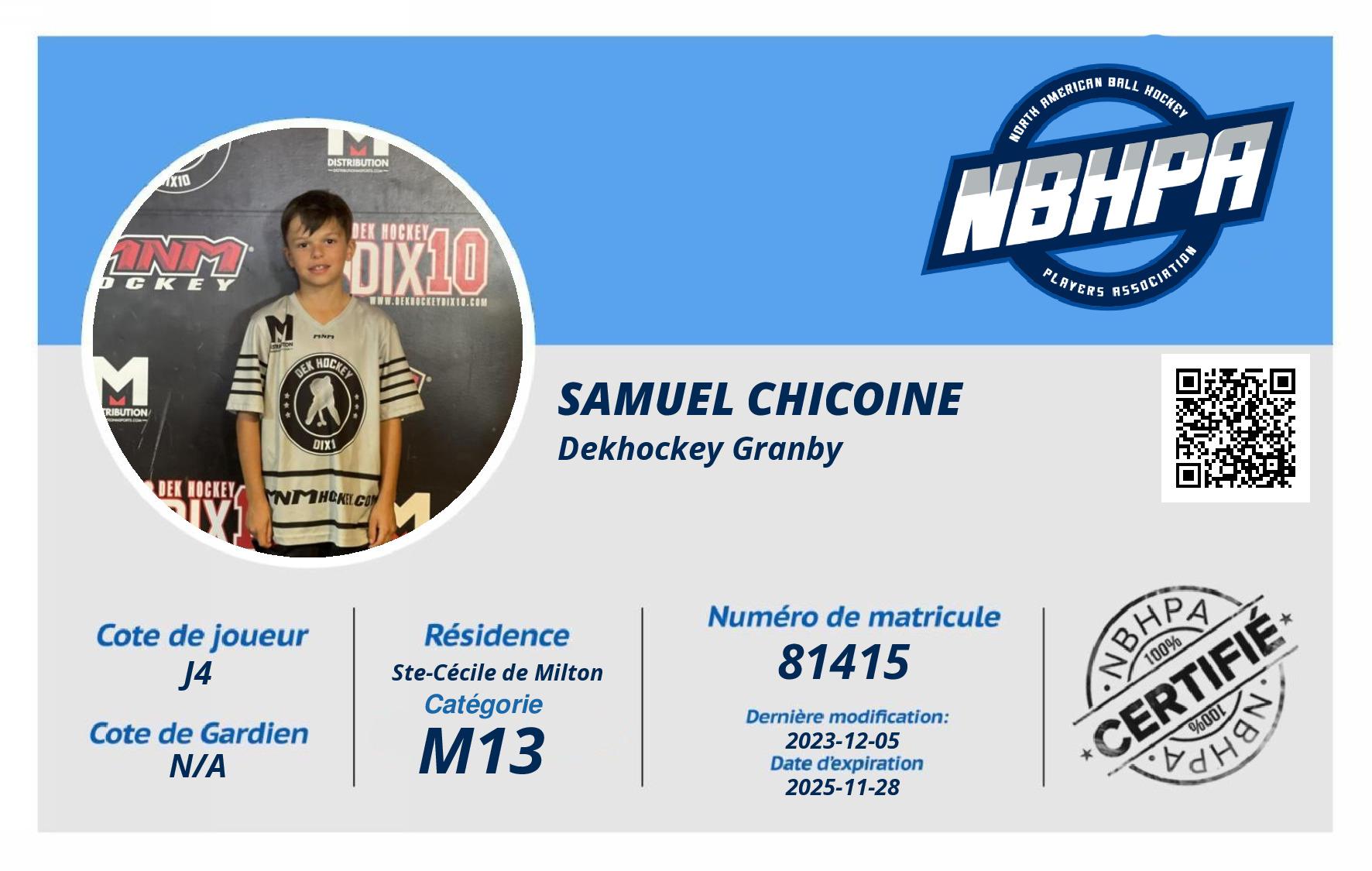 Samuel Chicoine