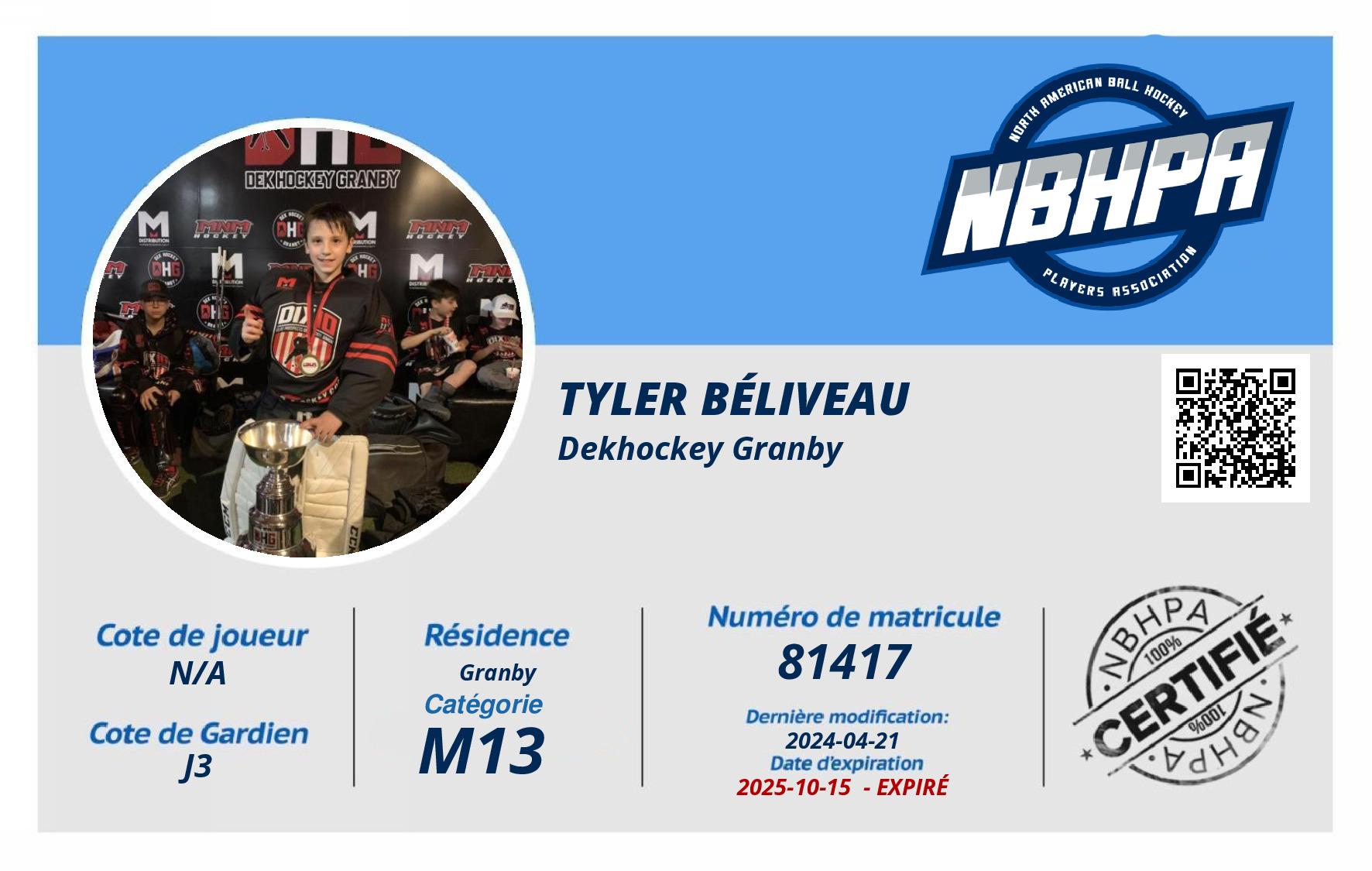 Tyler Béliveau