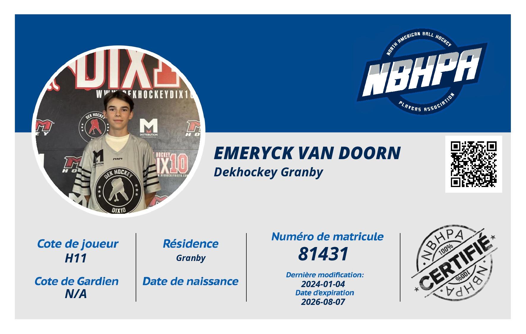 Emeryck Van Doorn
