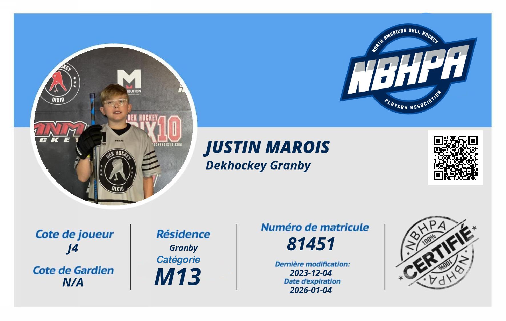 Justin Marois