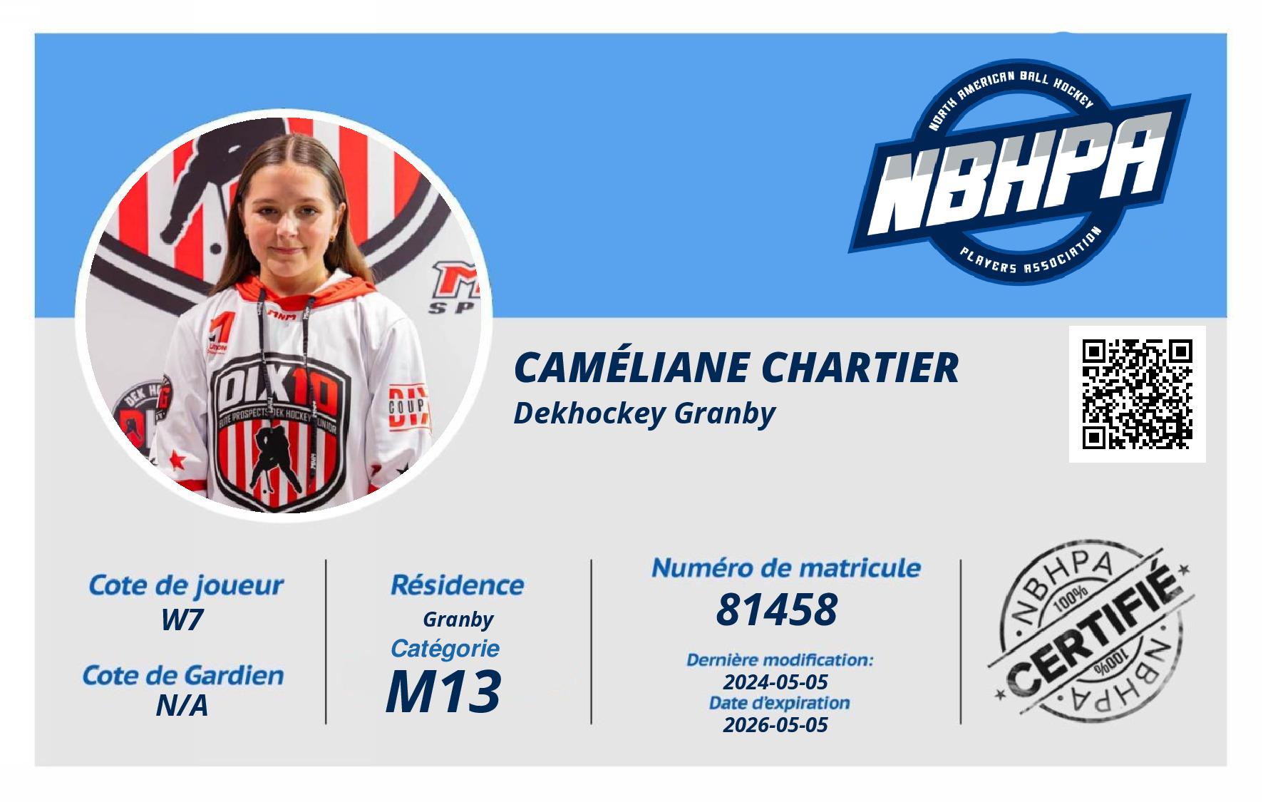 Caméliane Chartier