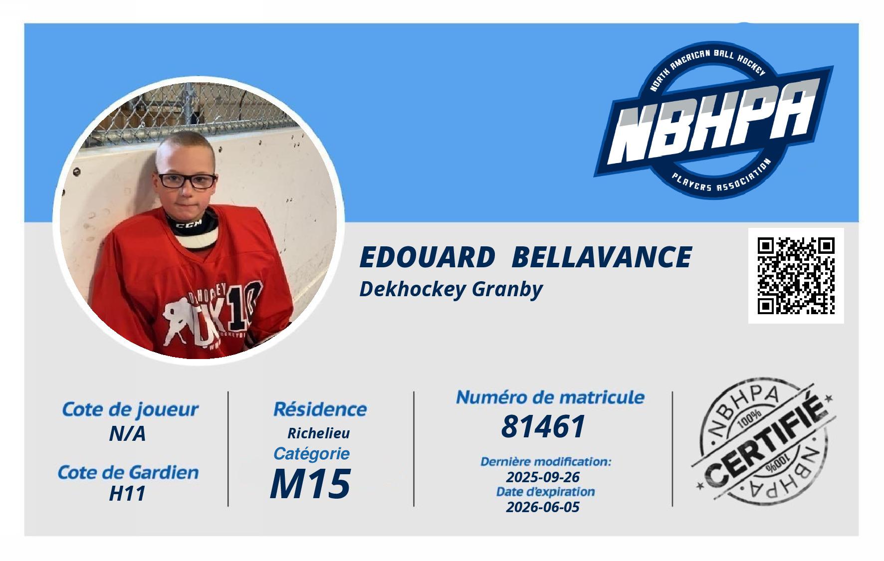 Edouard  Bellavance