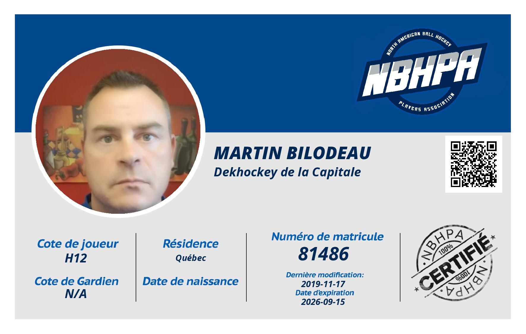 Martin Bilodeau