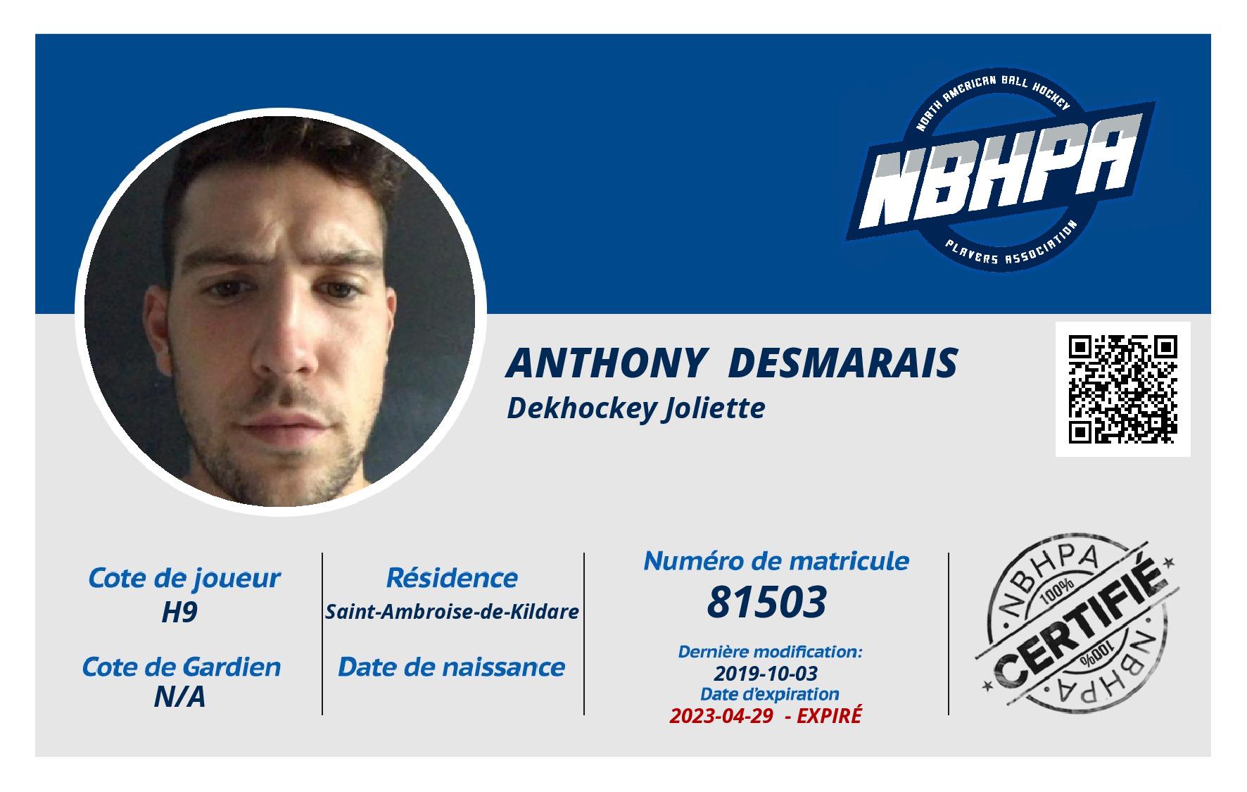 Anthony  Desmarais