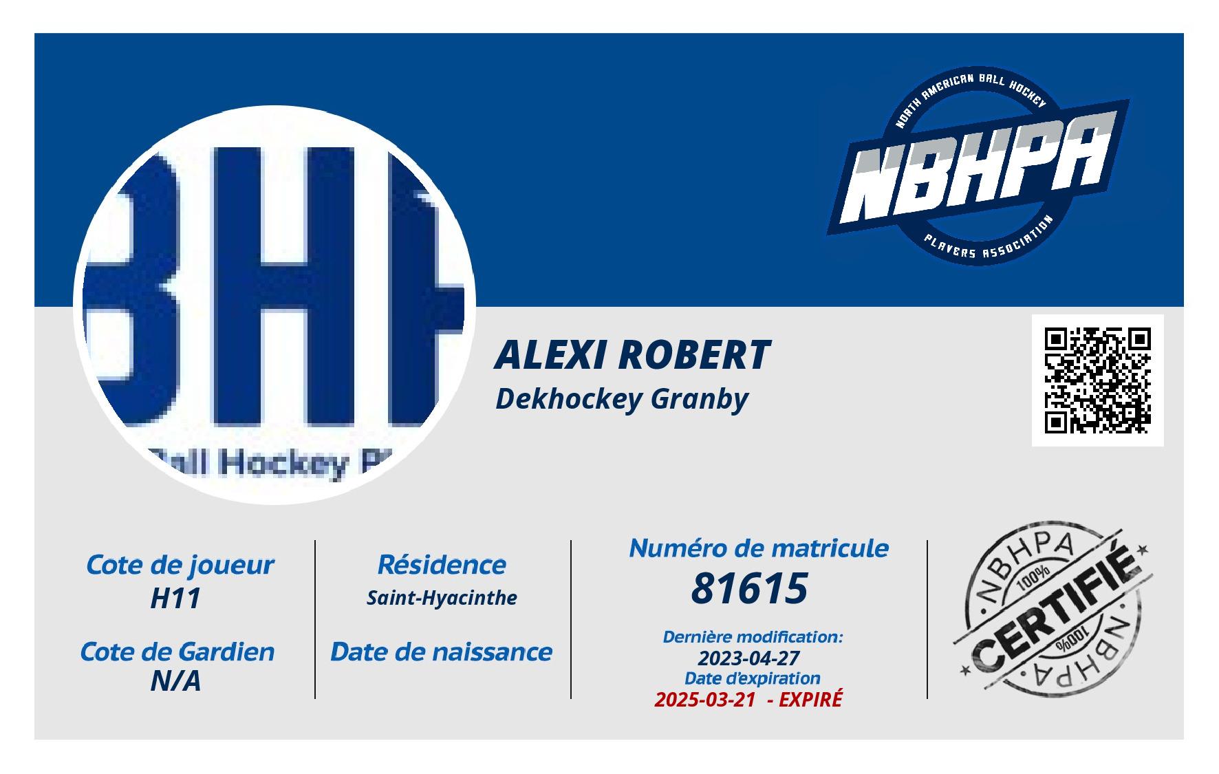 Alexi Robert