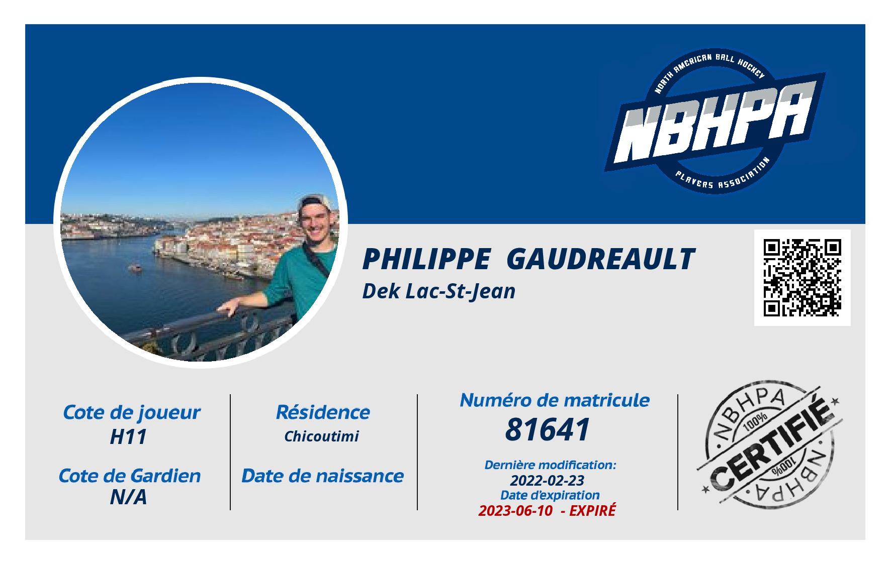 Philippe  Gaudreault 