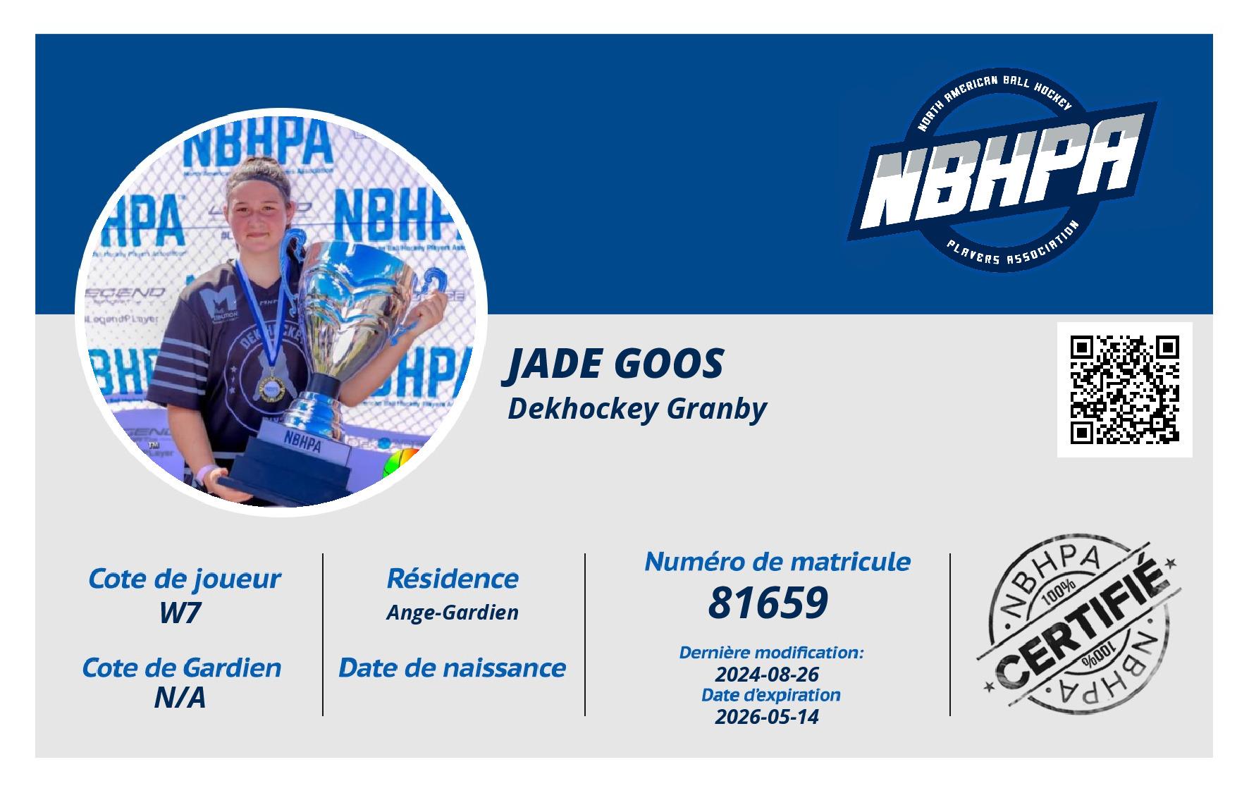 Jade Goos