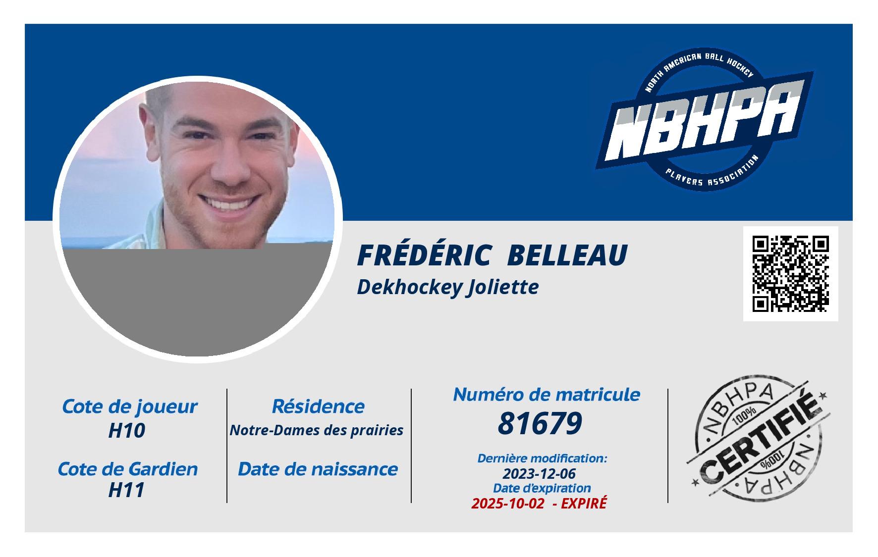 Frédéric  Belleau 