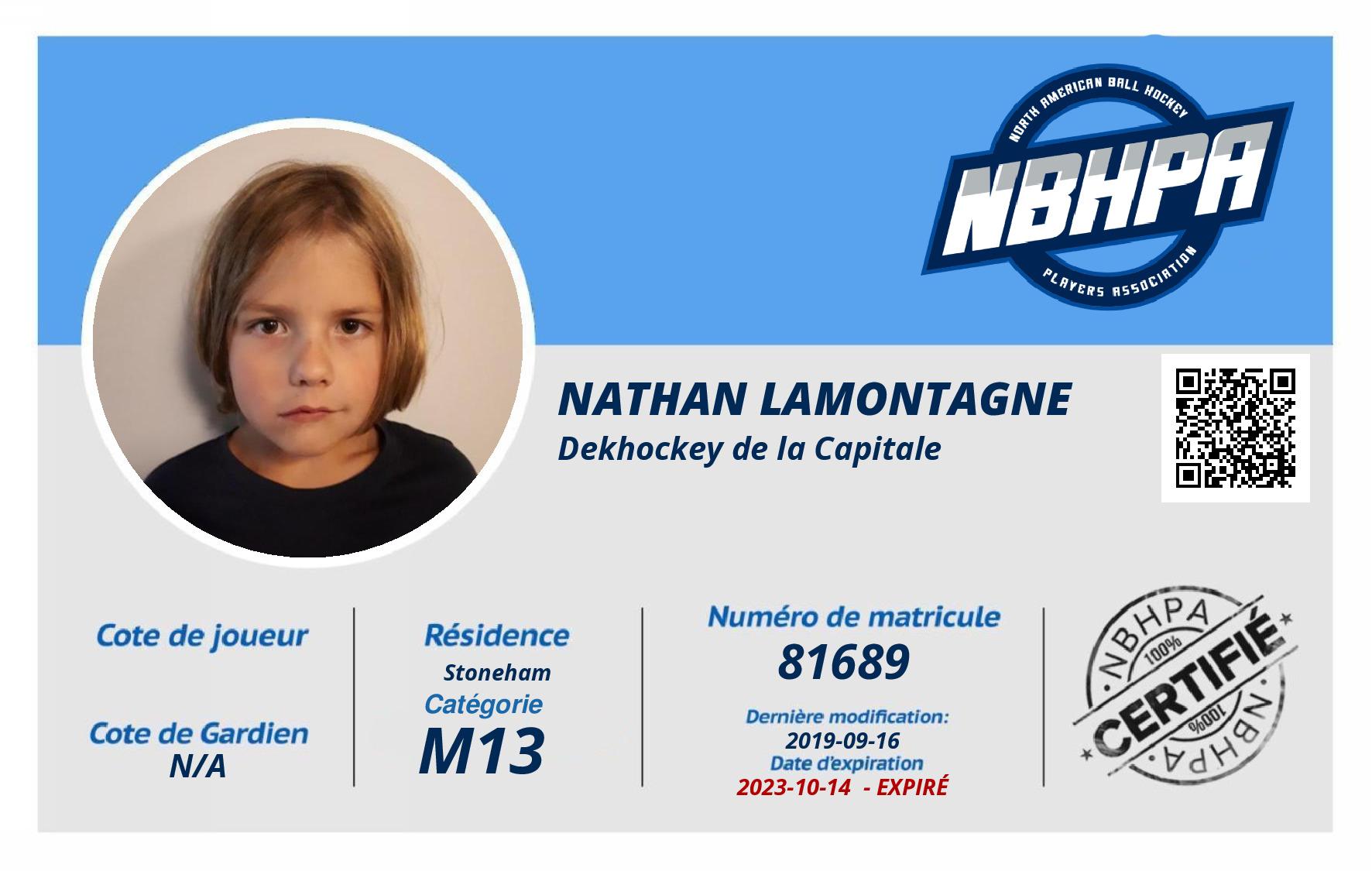 Nathan Lamontagne
