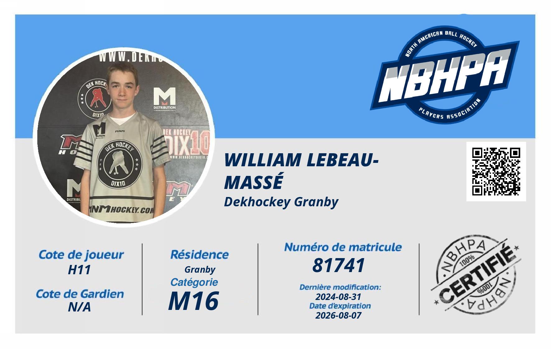 William Lebeau-Massé