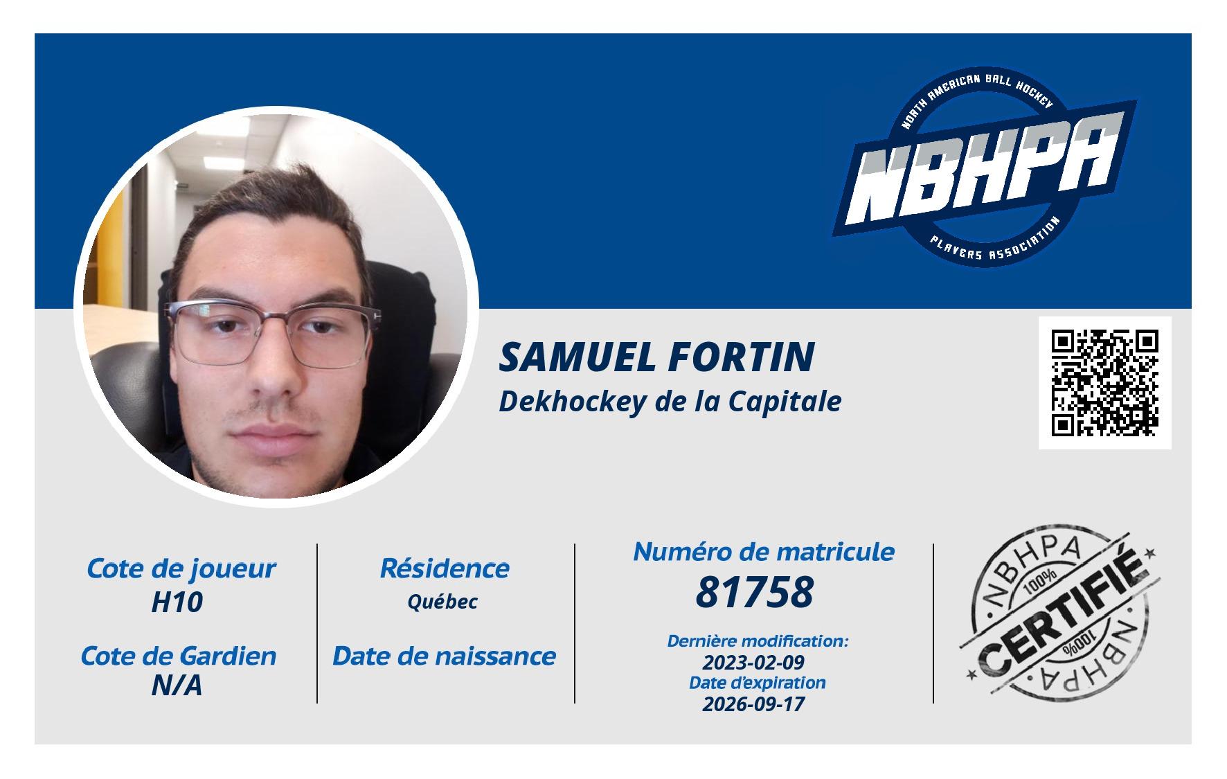 Samuel Fortin