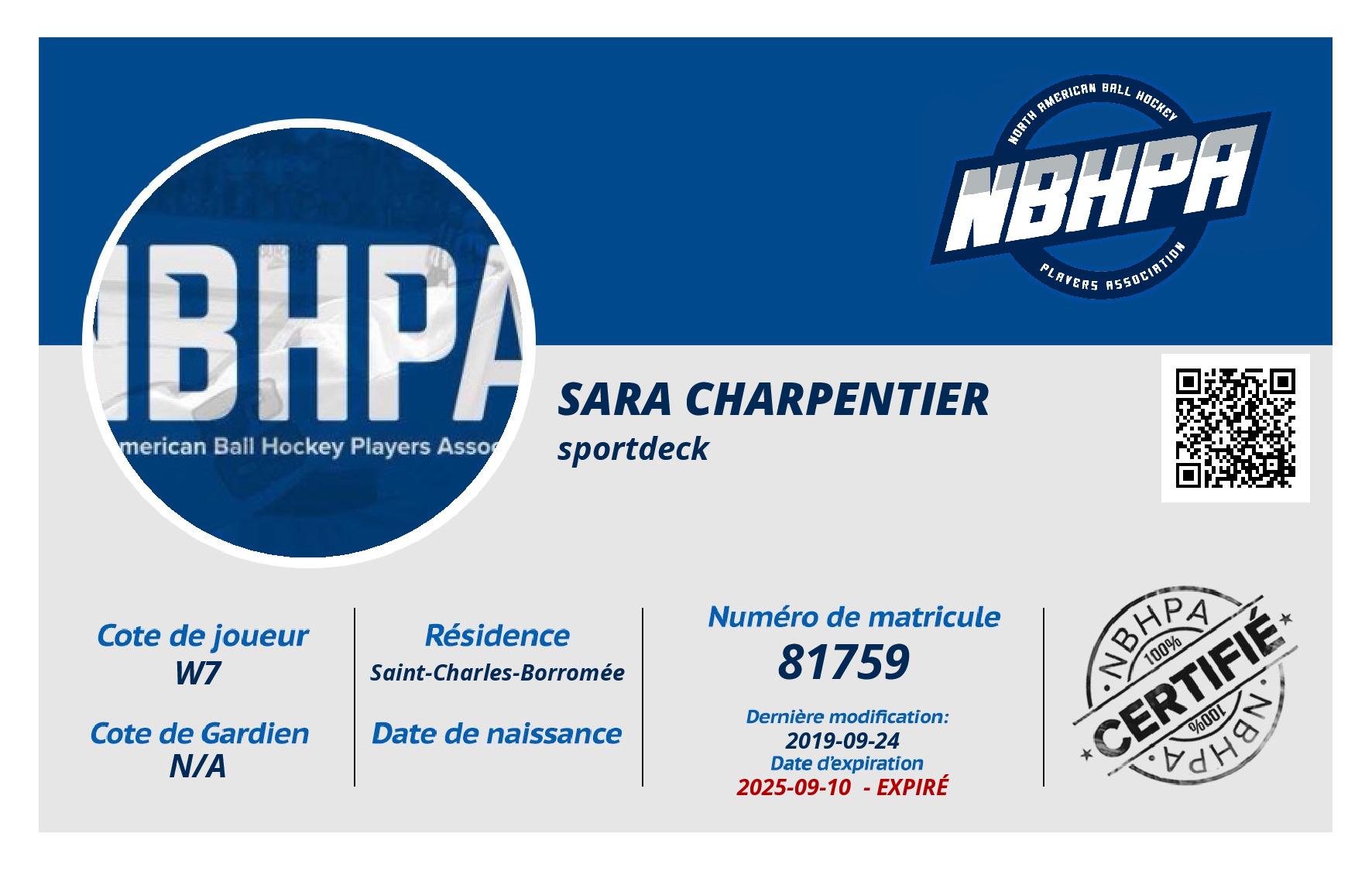 Sara Charpentier
