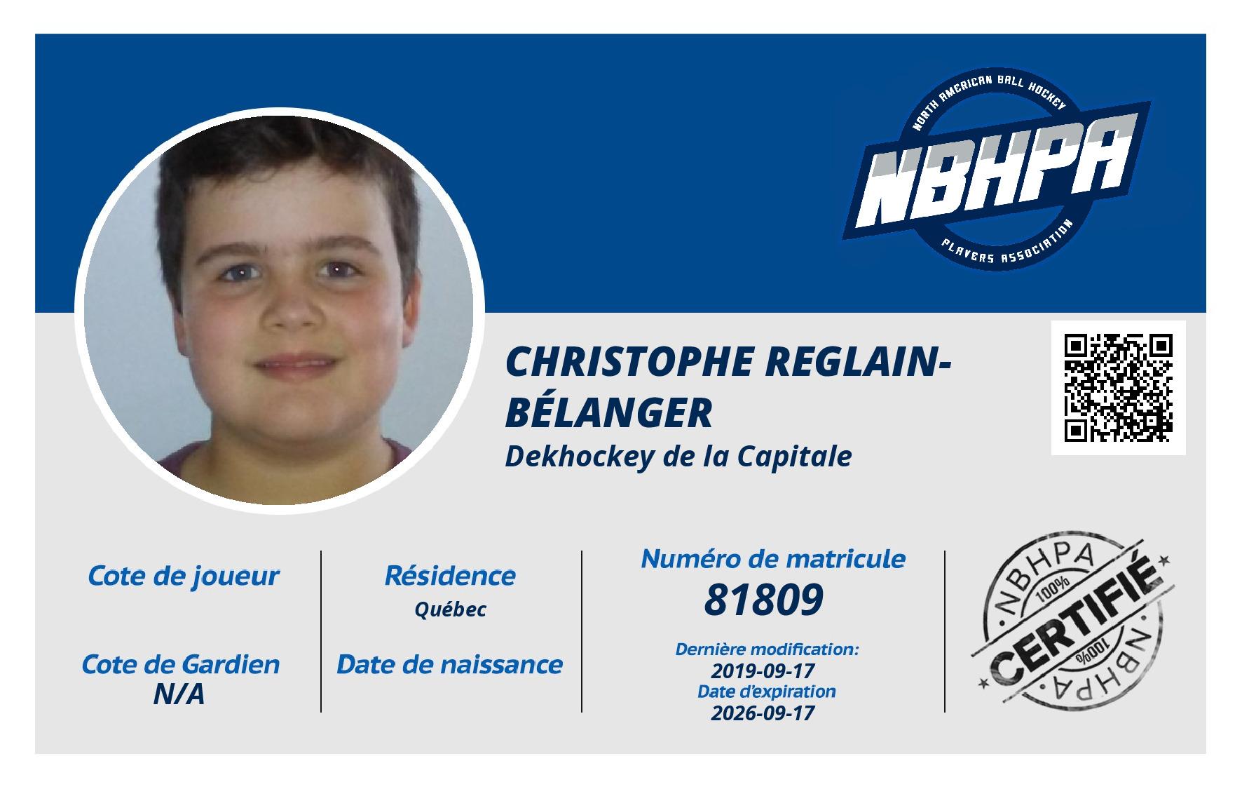 Christophe Reglain-Bélanger