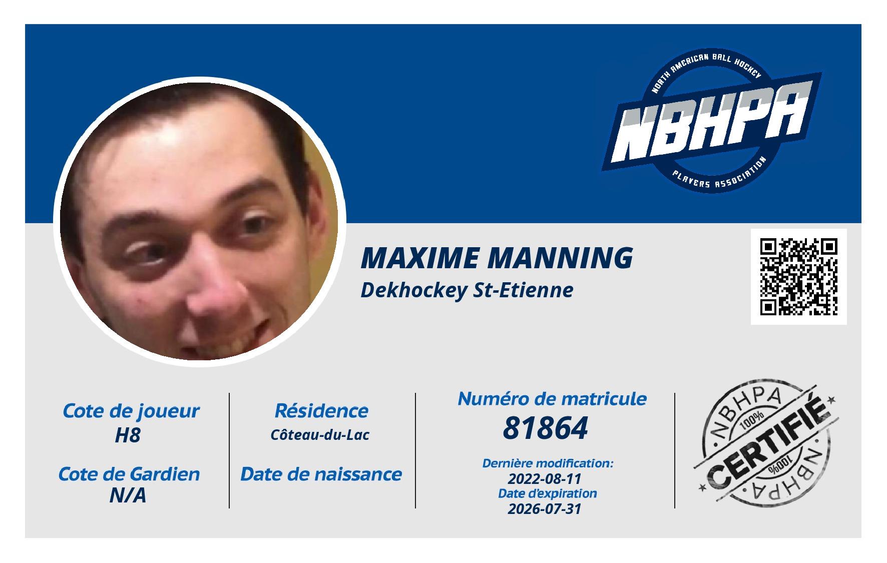Maxime Manning
