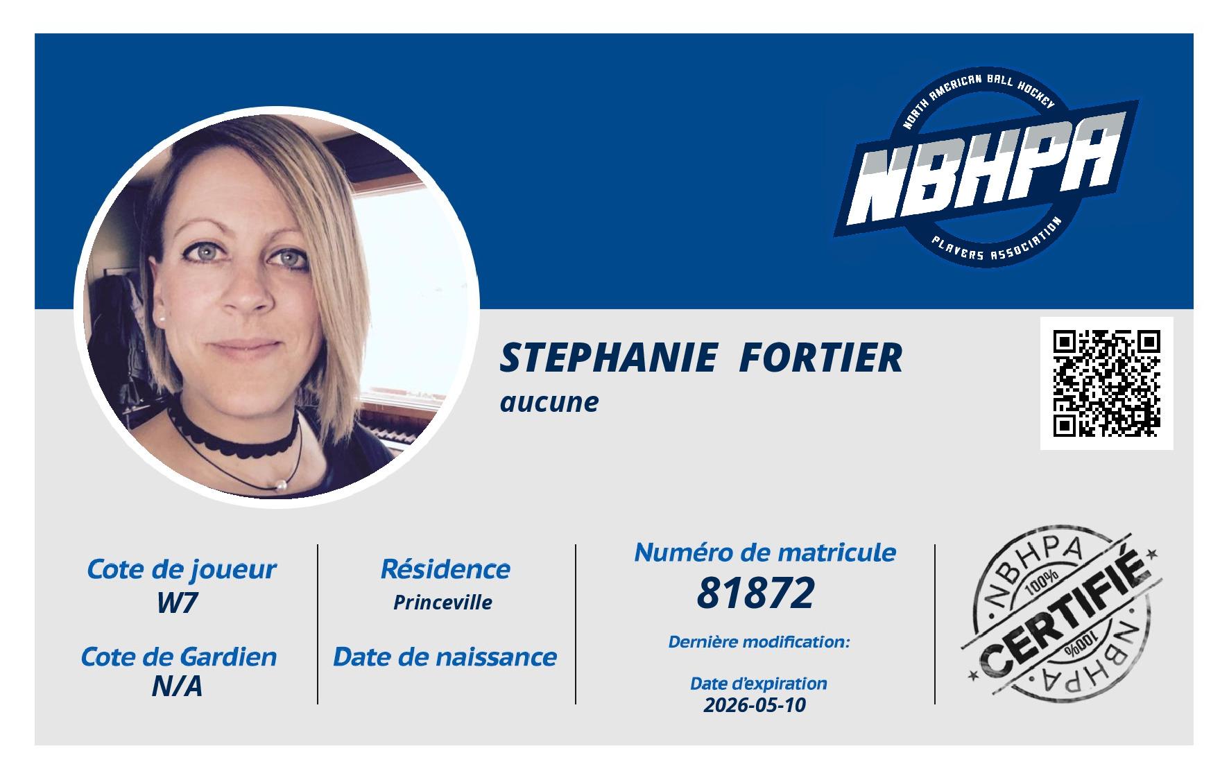 Stephanie  Fortier
