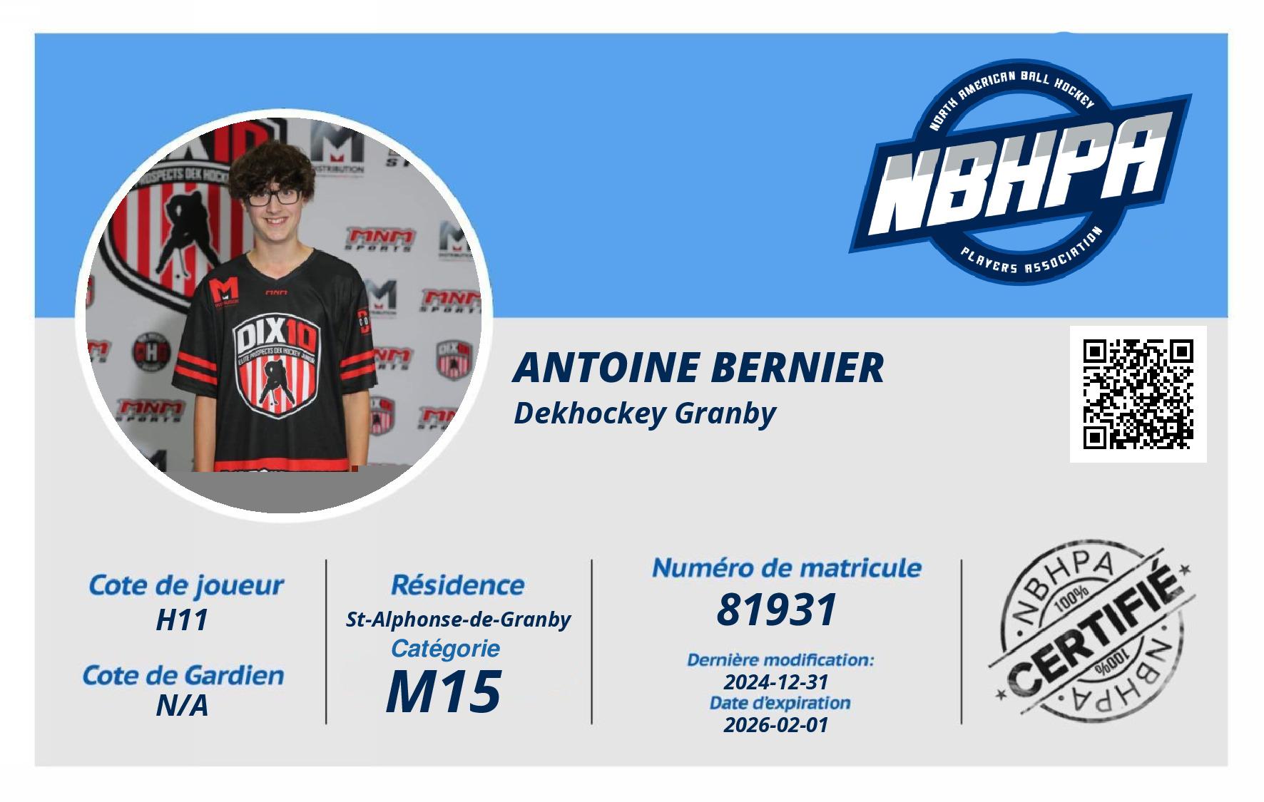 Antoine Bernier