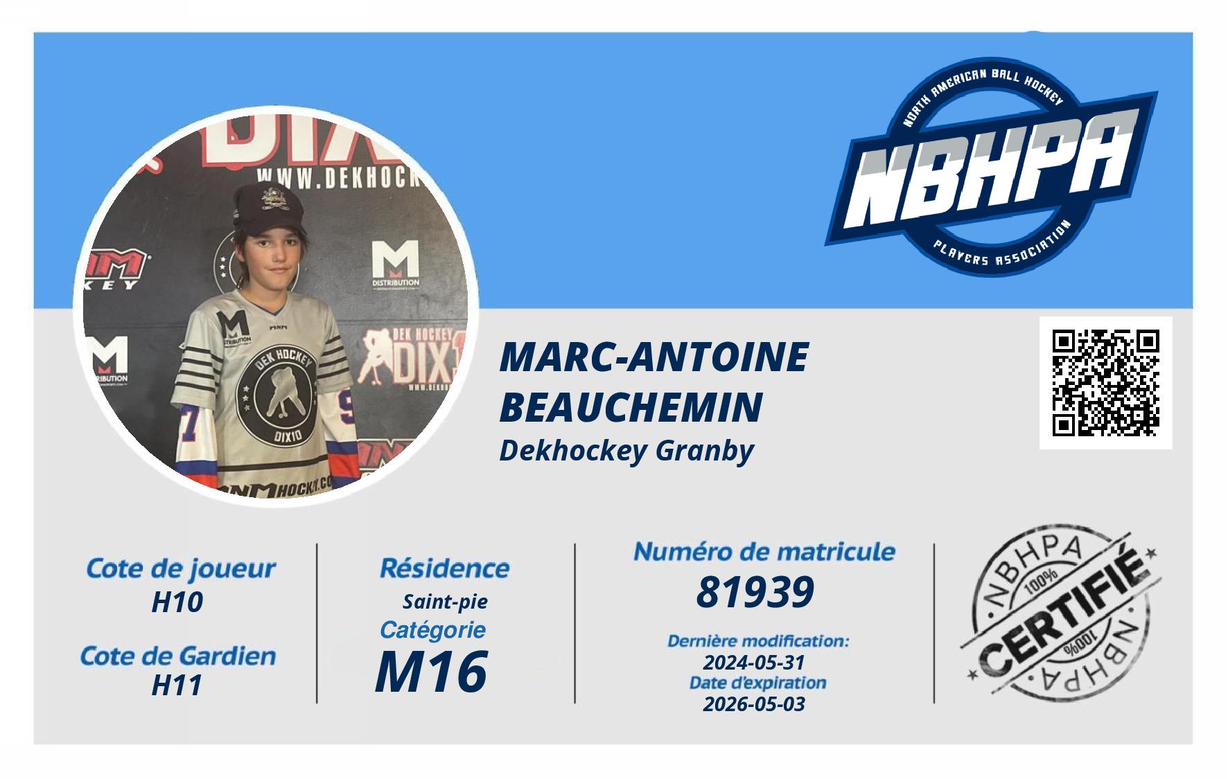 Marc-Antoine Beauchemin