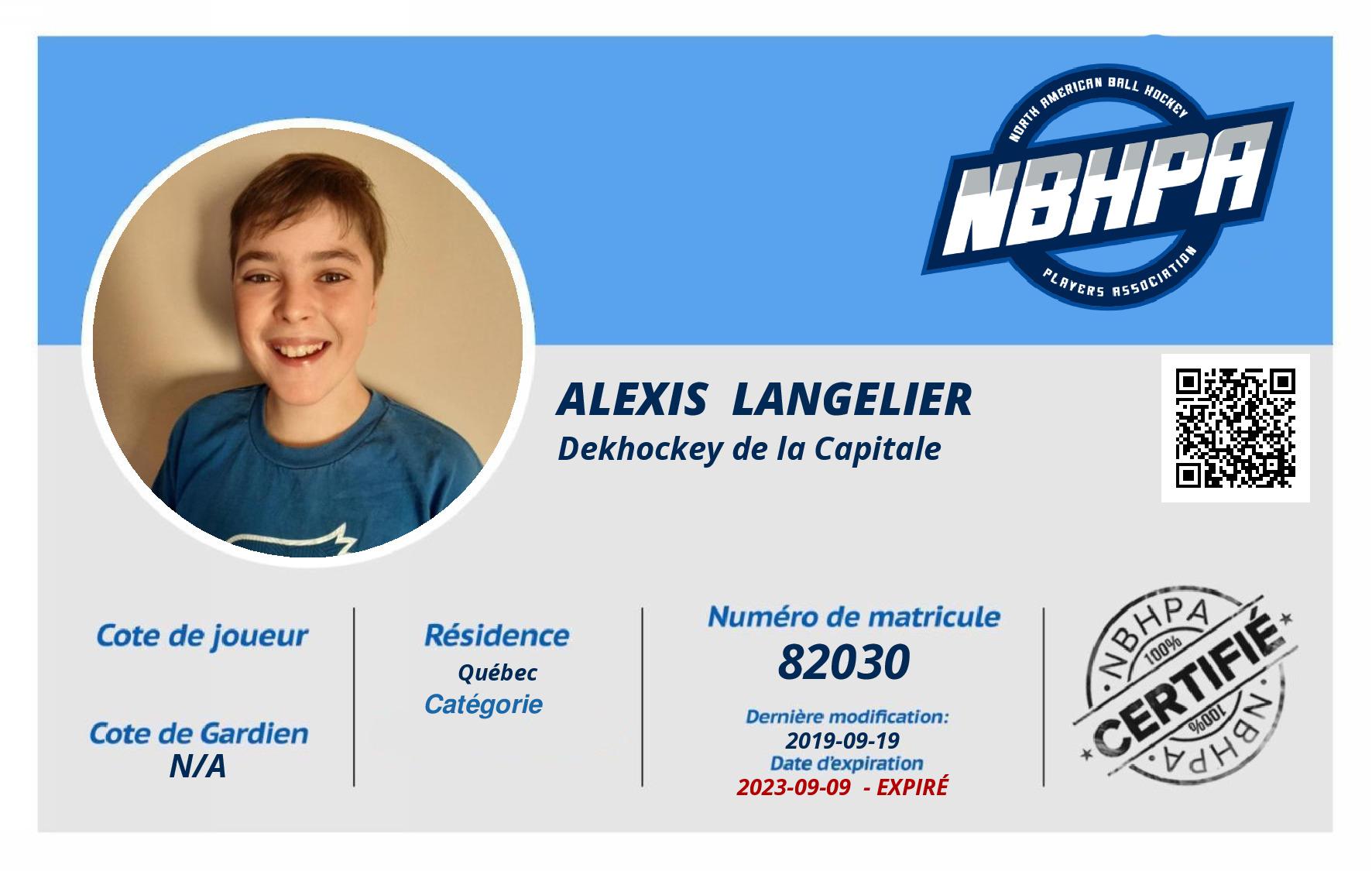 Alexis  Langelier 