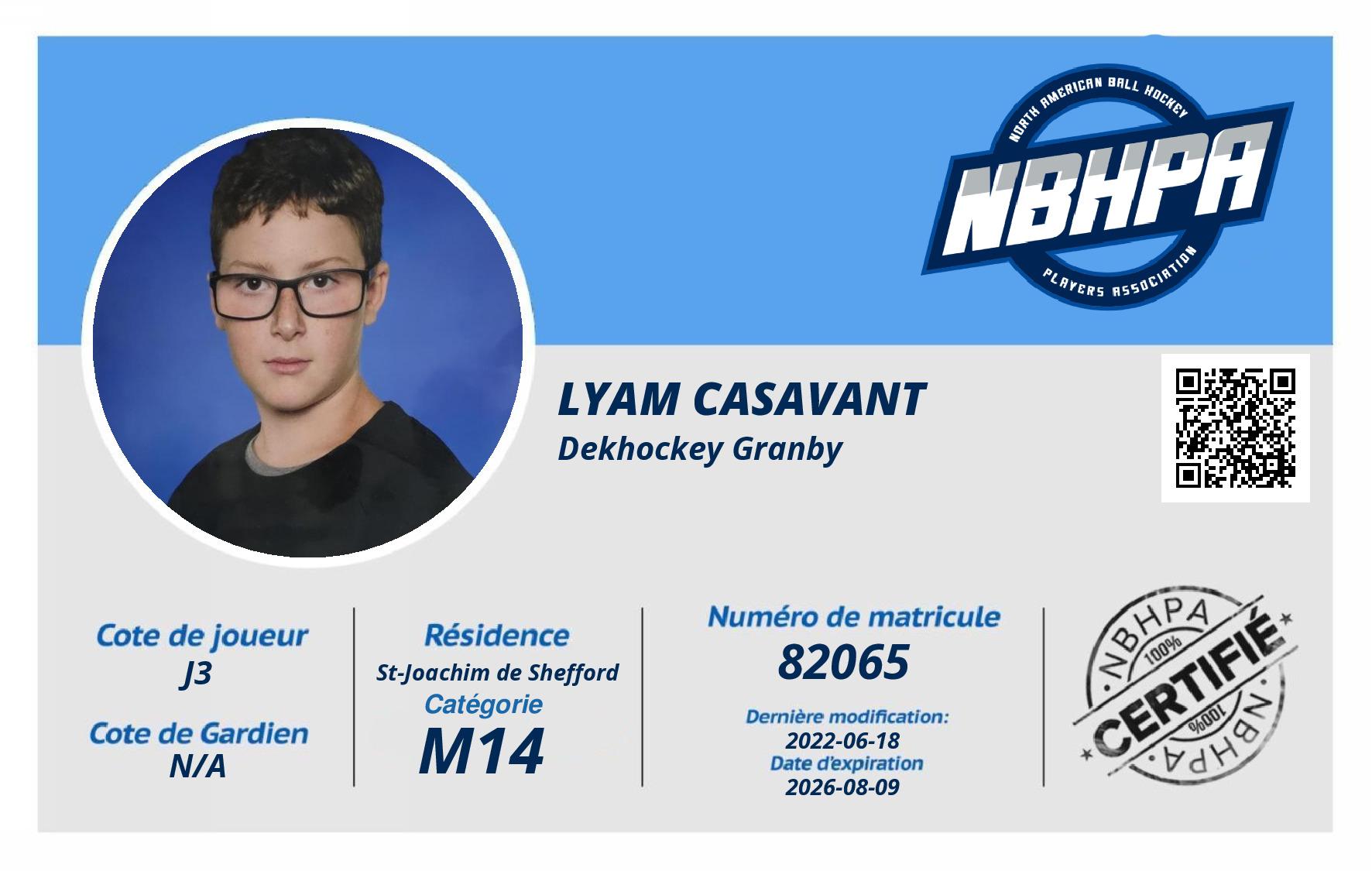 Lyam Casavant