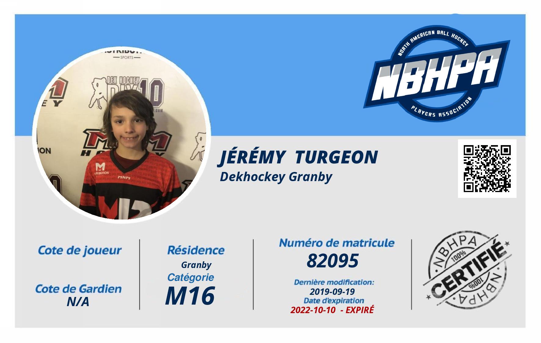 Jérémy  Turgeon