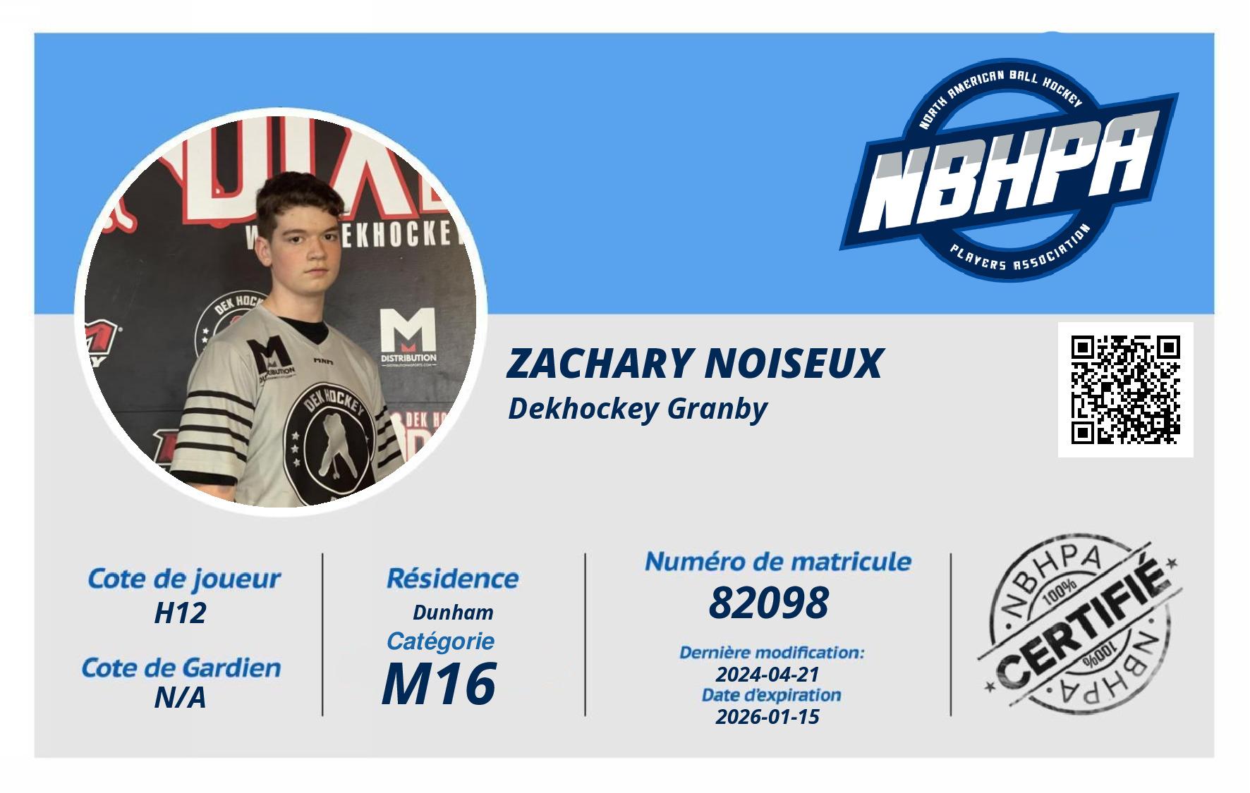 Zachary Noiseux