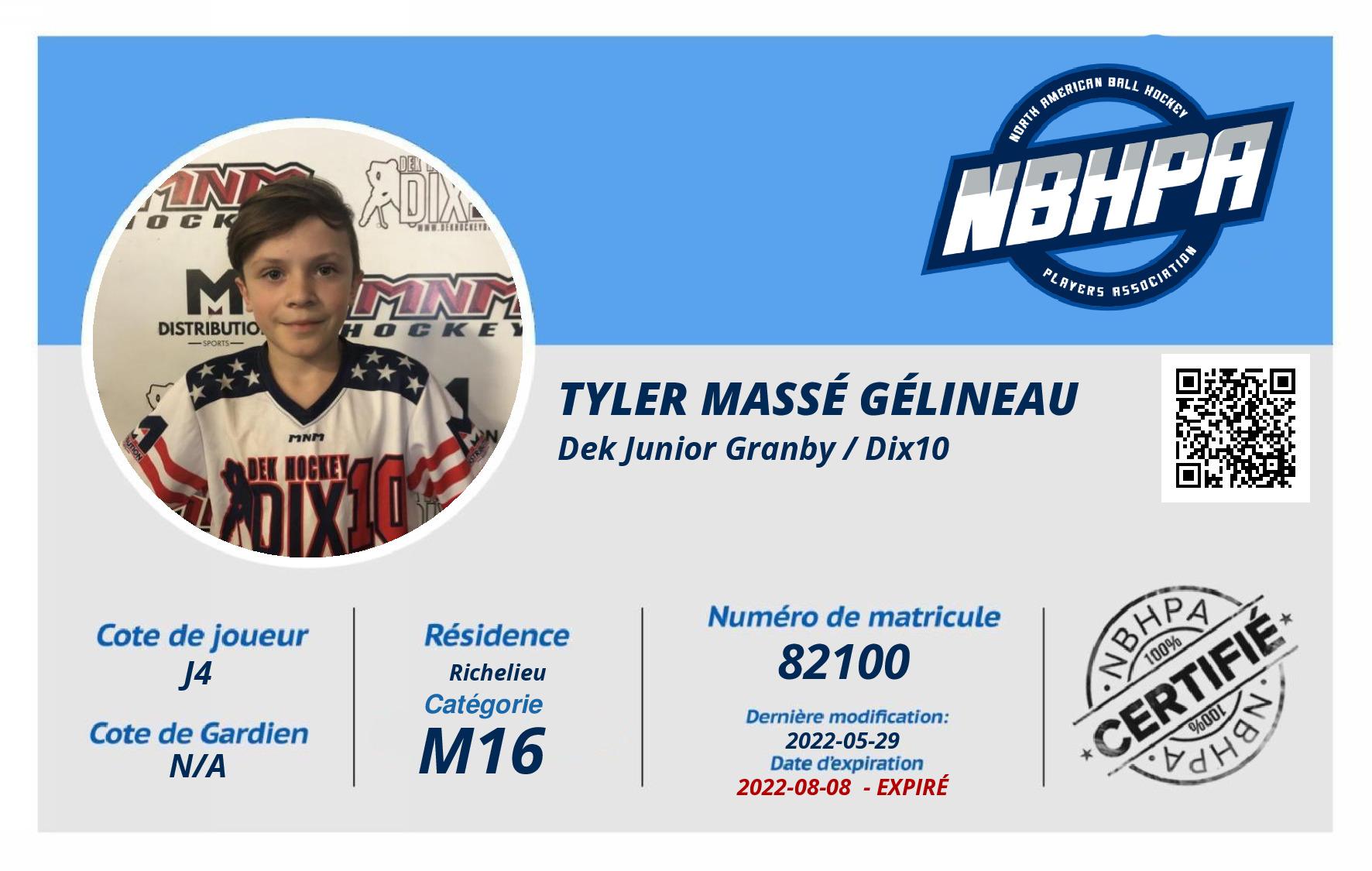 Tyler Massé Gélineau